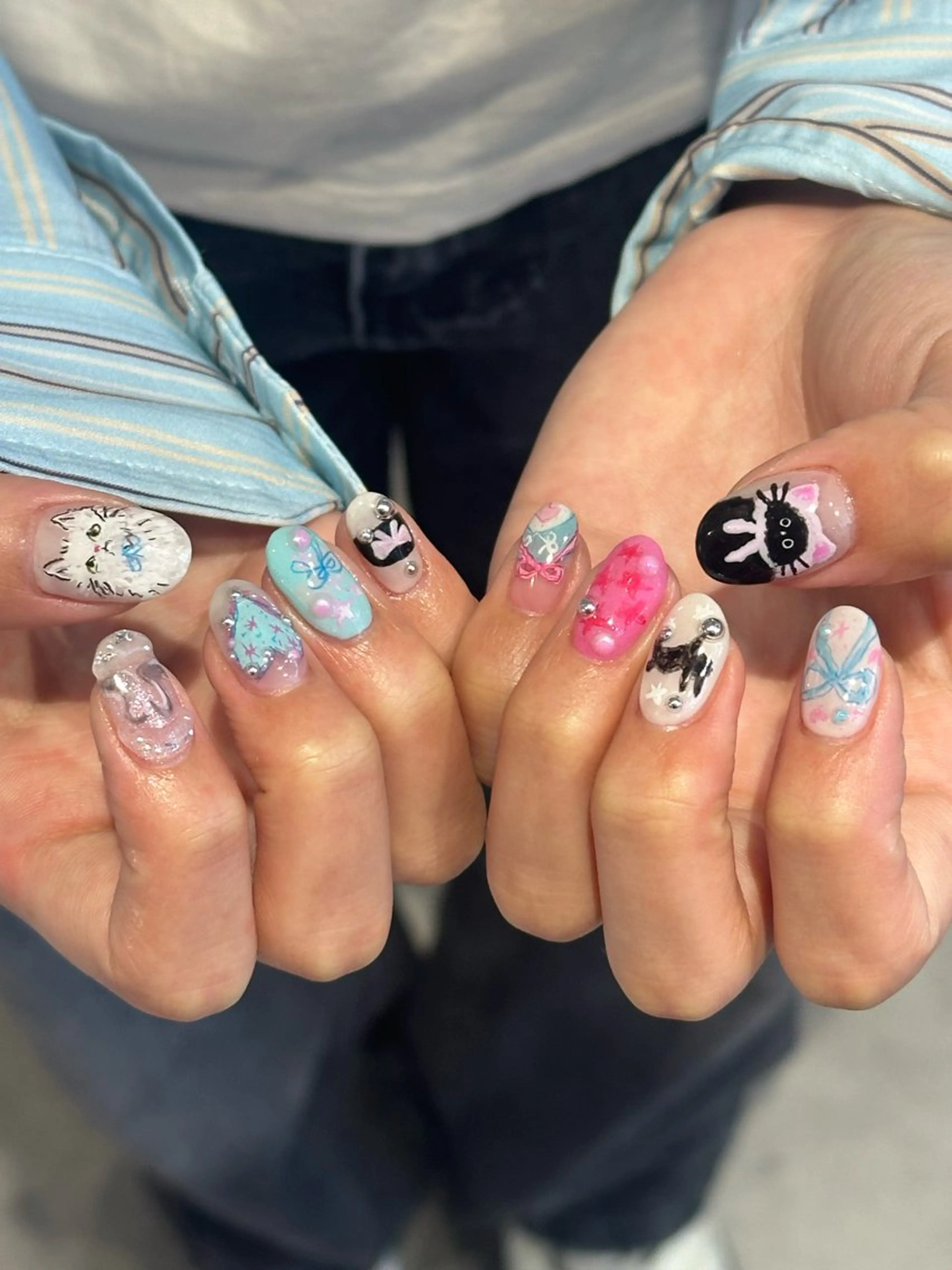 ネイル ハイトーン特化 pepe🎀のヘアスタイル