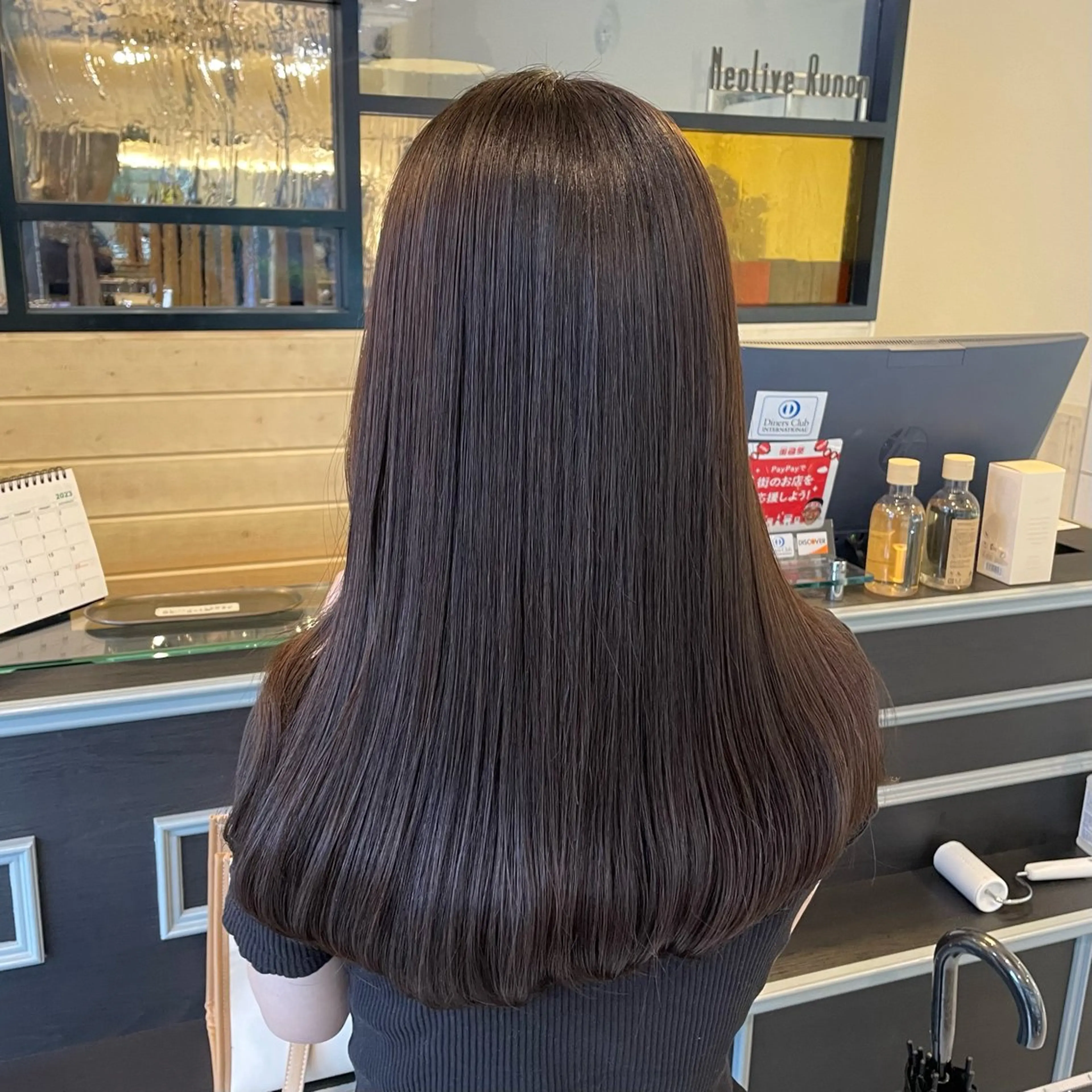 ロング カラー スナコザワ レナのヘアスタイル