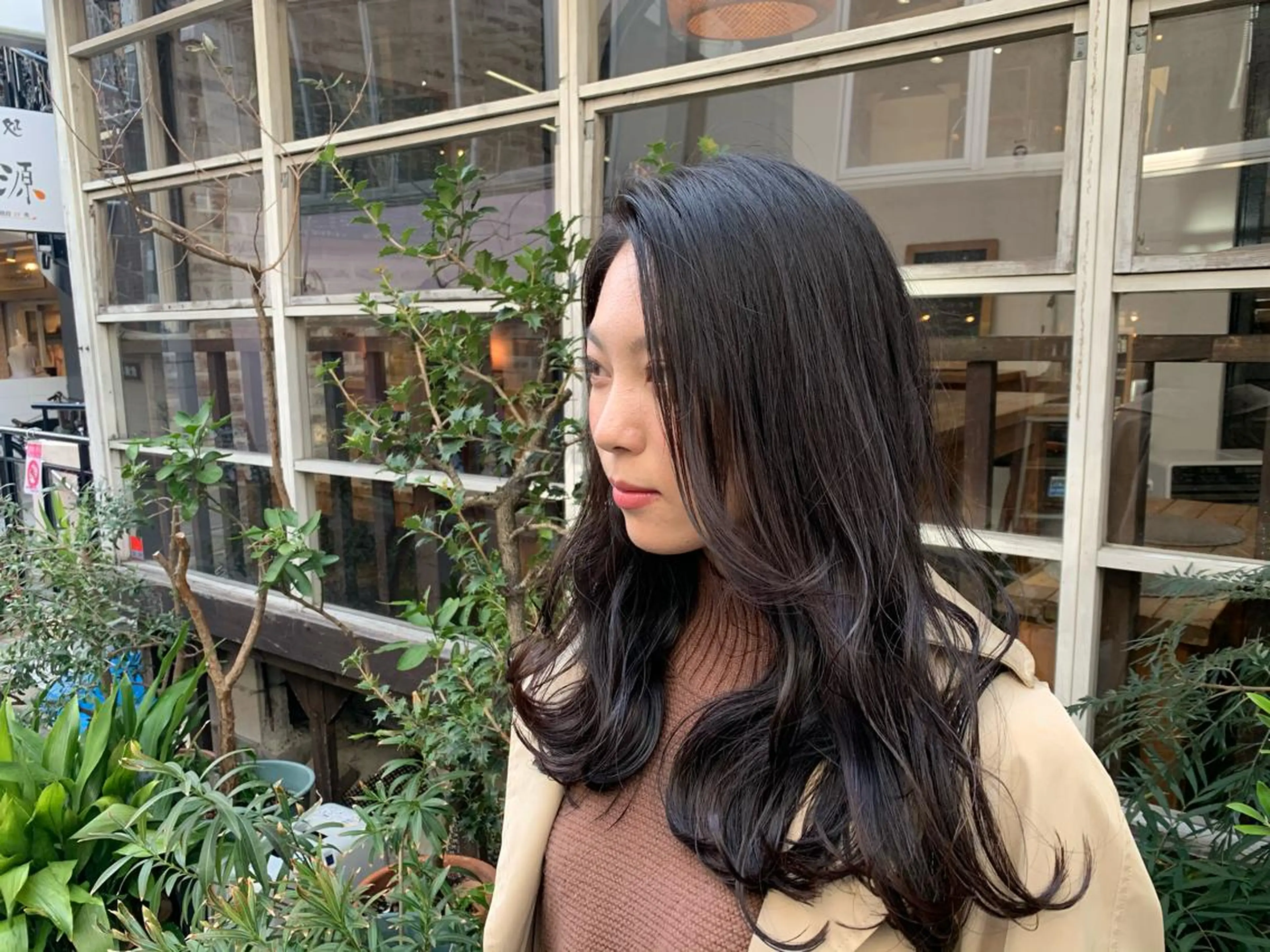 ロング カット パーマ トリートメント LEB所属・下河 宗太のヘアスタイル