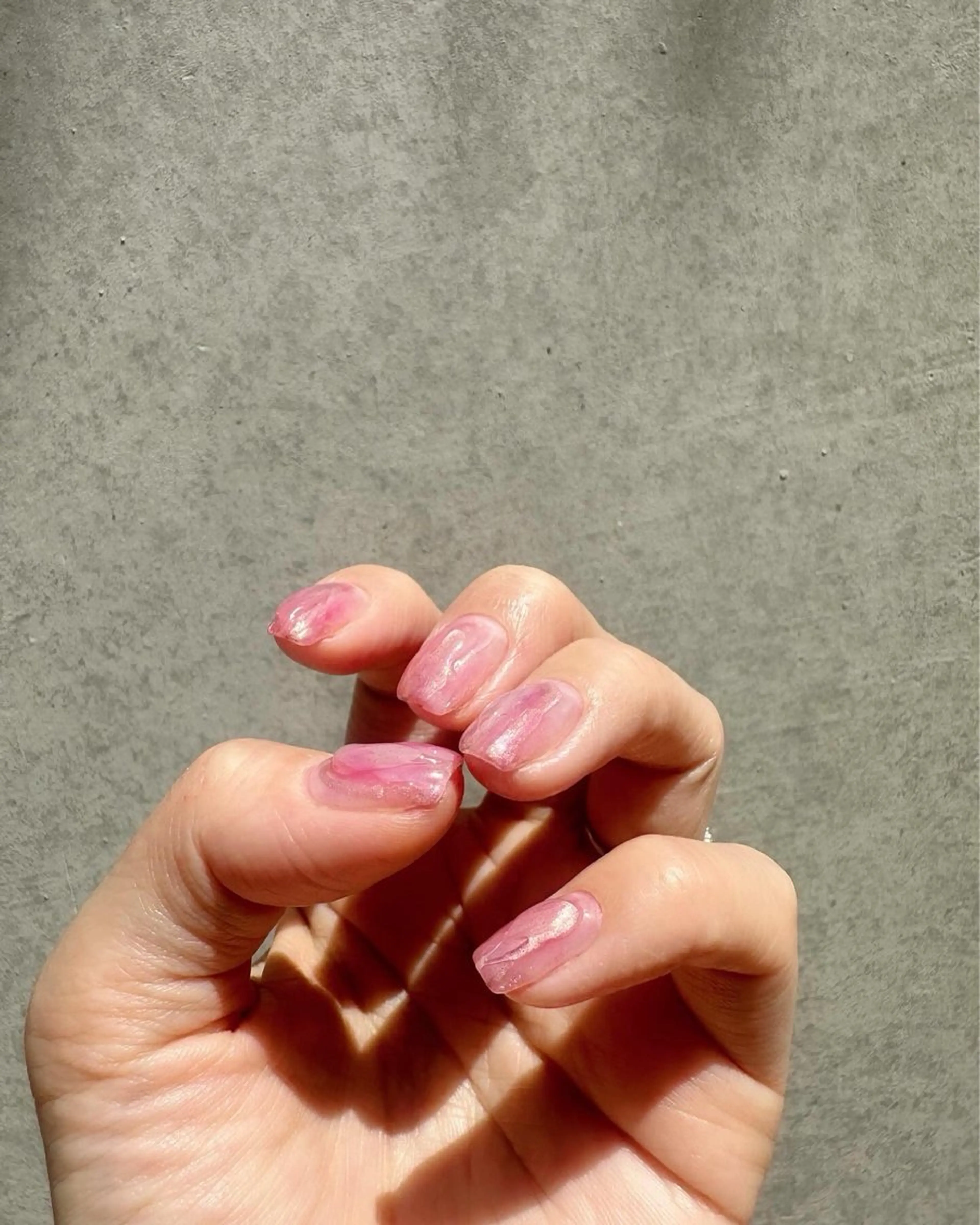ネイル チークネイル 氷ネイル・うるうるネイル 韓国ネイル ミラーネイル ニュアンスネイル 🪞KAPE NAIL 🪞のネイルデザイン