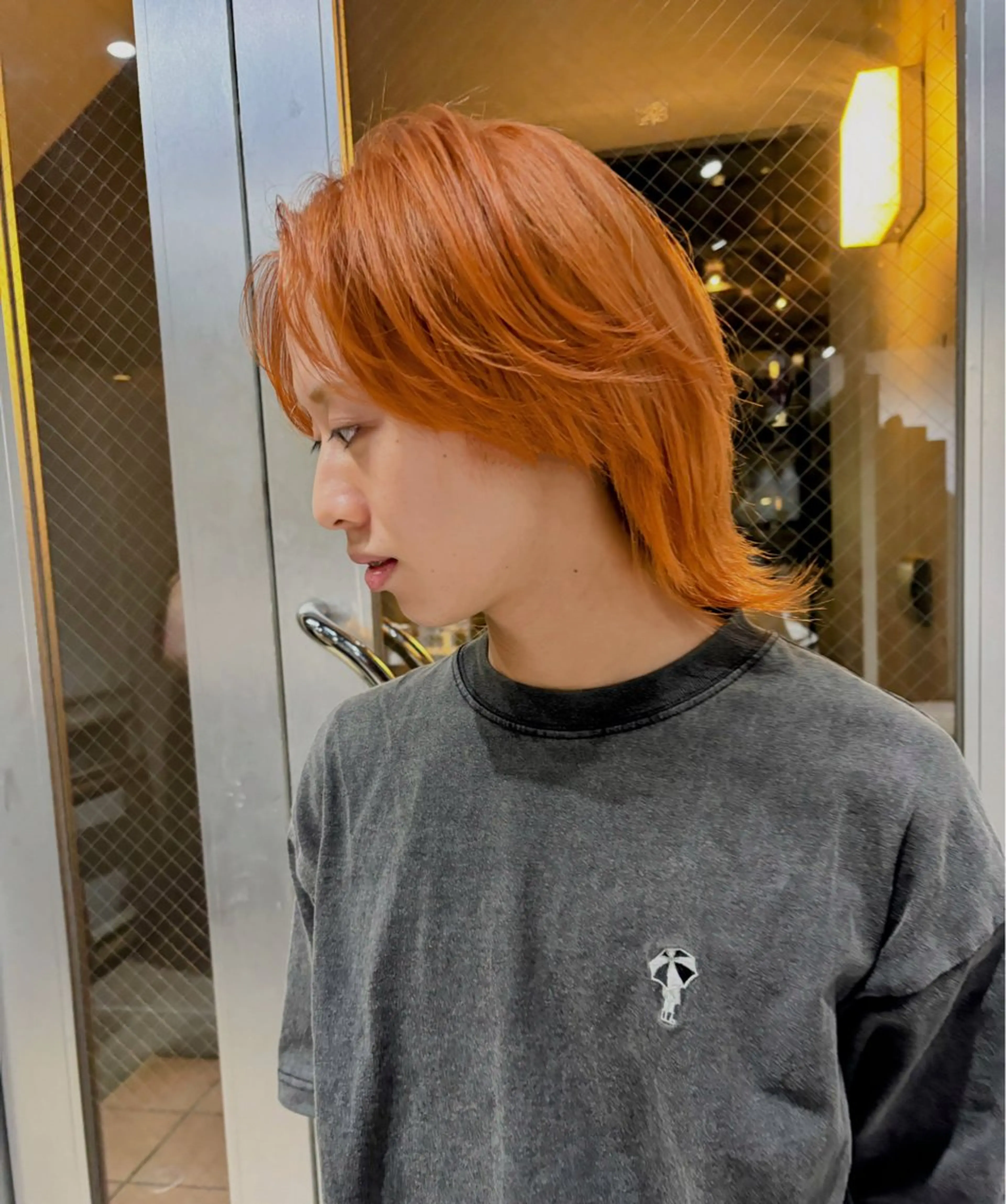 カラー メンズ ヘアカラー トリートメント ブリーチ✨ハイライト 透明感カラー/アヤノのヘアスタイル