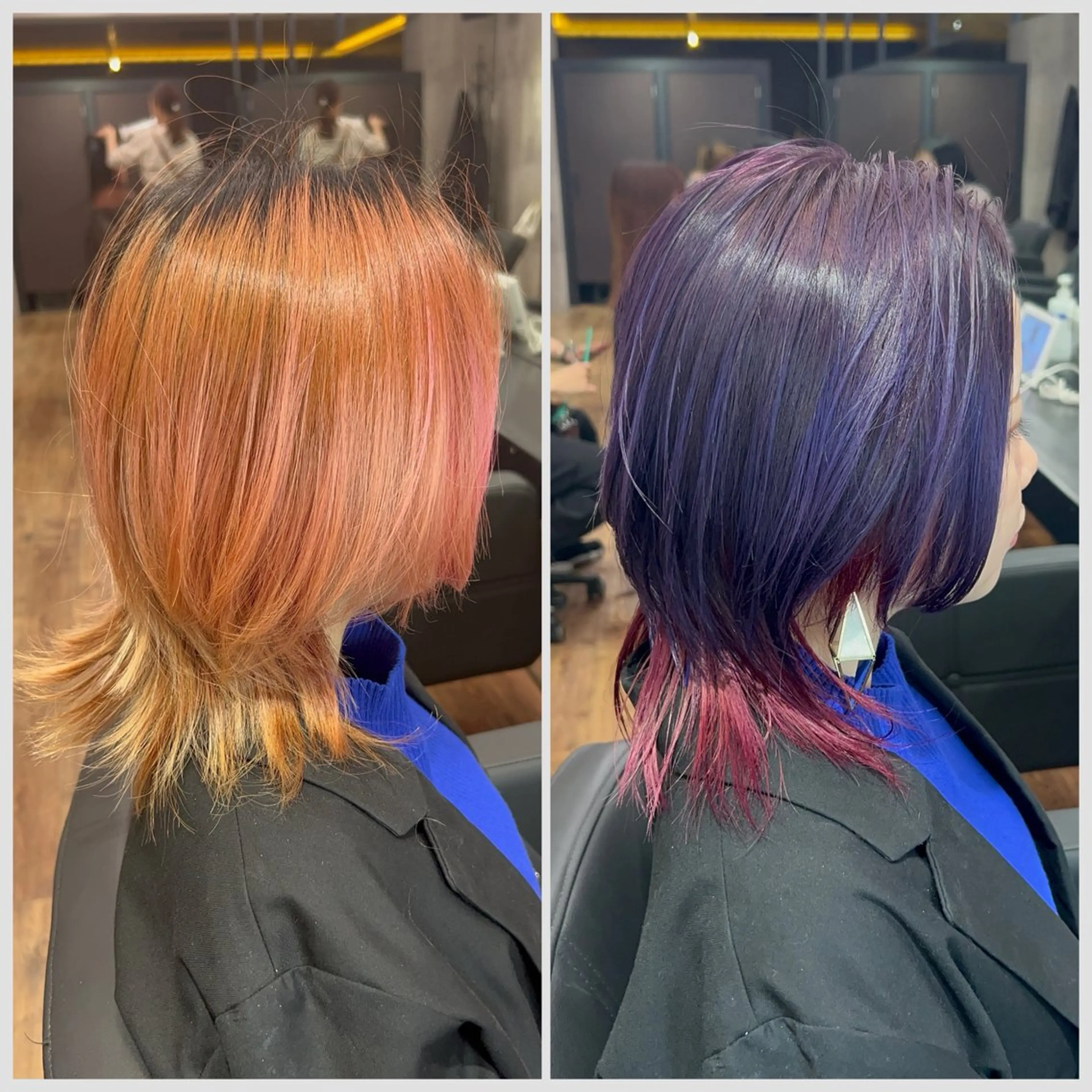 ショート カラー ヘアカラー SALOWIN 神戸三宮店所属・【三宮/ブリーチ なしカラー】高田祐也のヘアスタイル