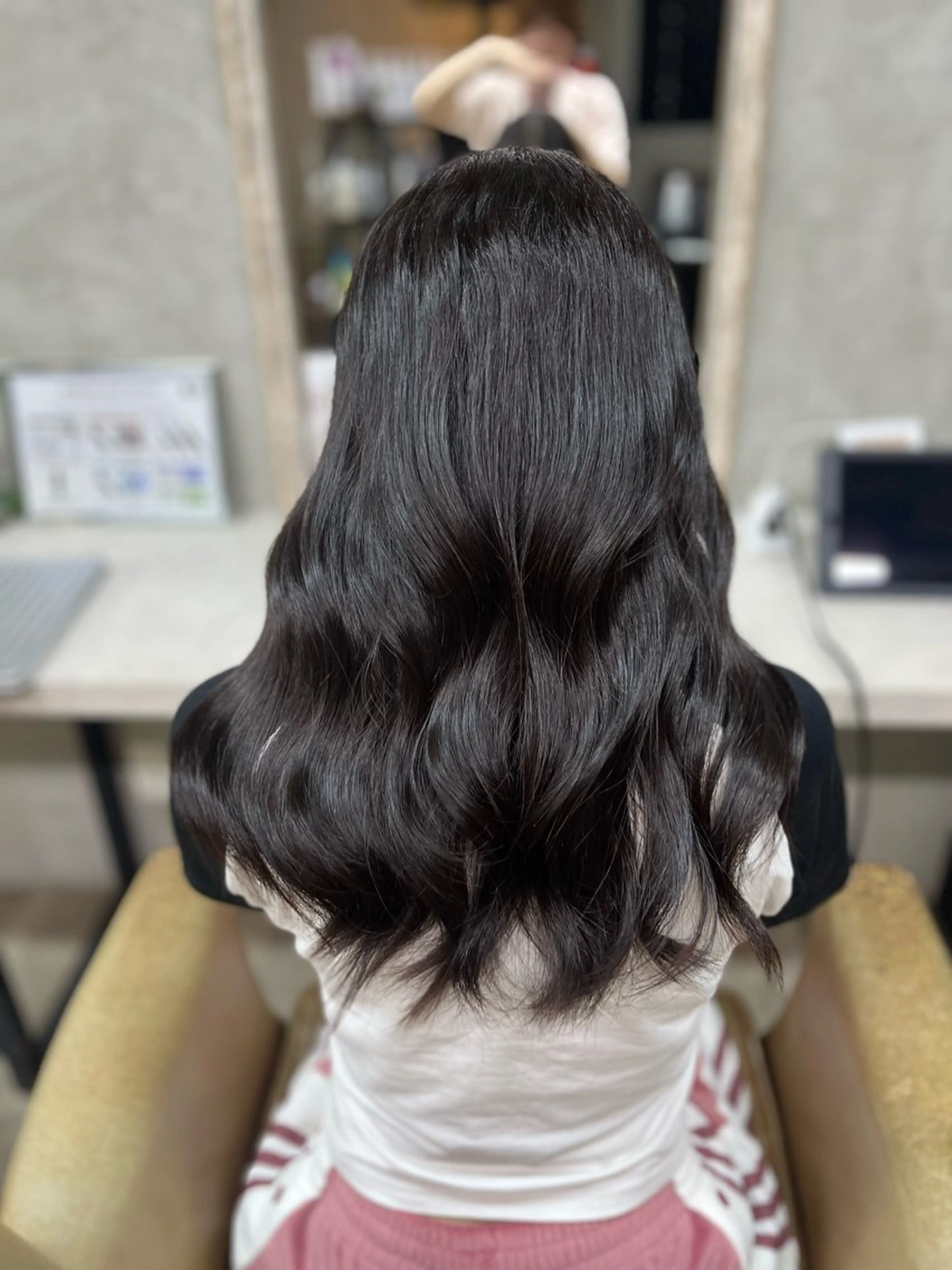 ロング カラー ヘアカラー トリートメント Blast akihaのヘアスタイル