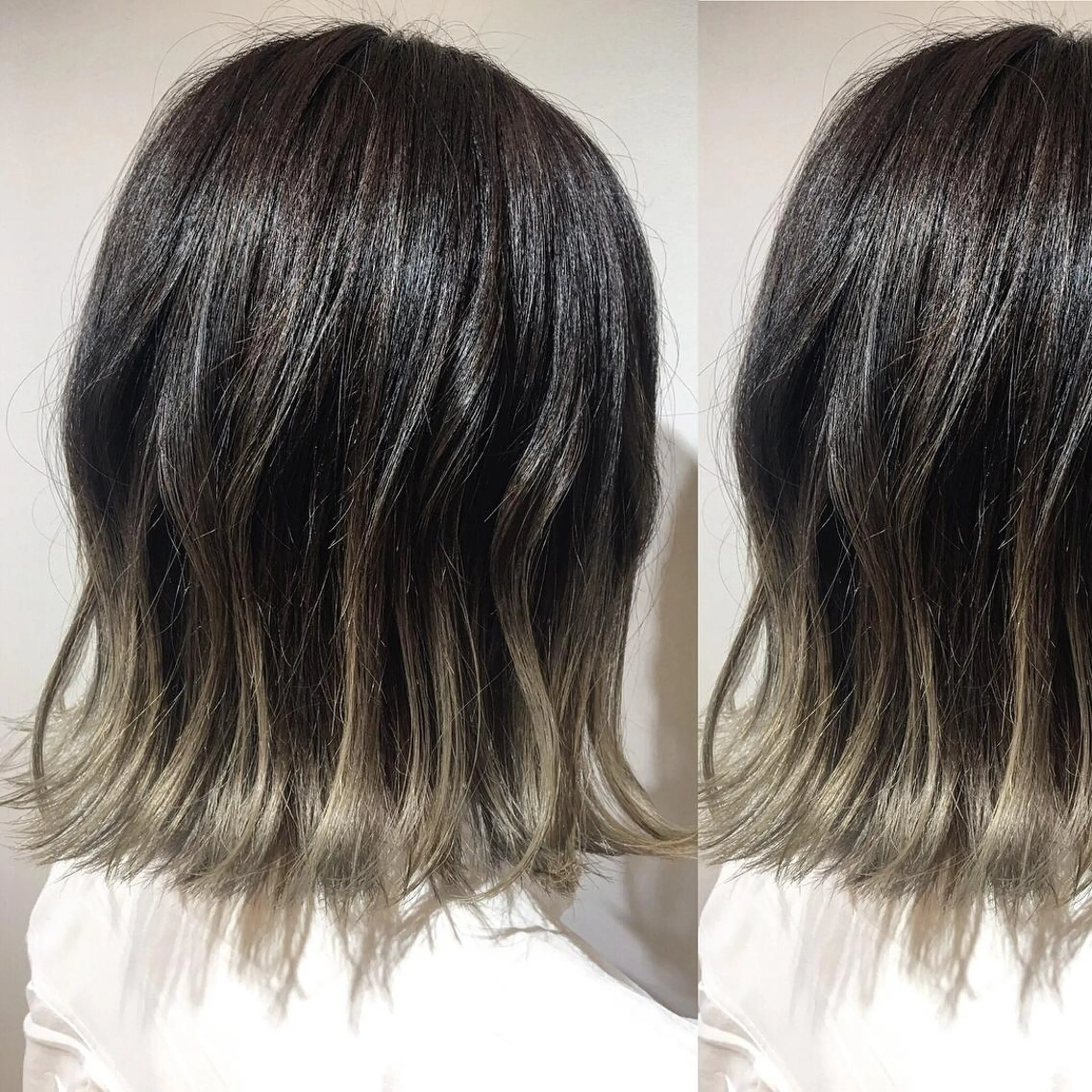 ミディアム カラー box mico. mutsumiのヘアスタイル