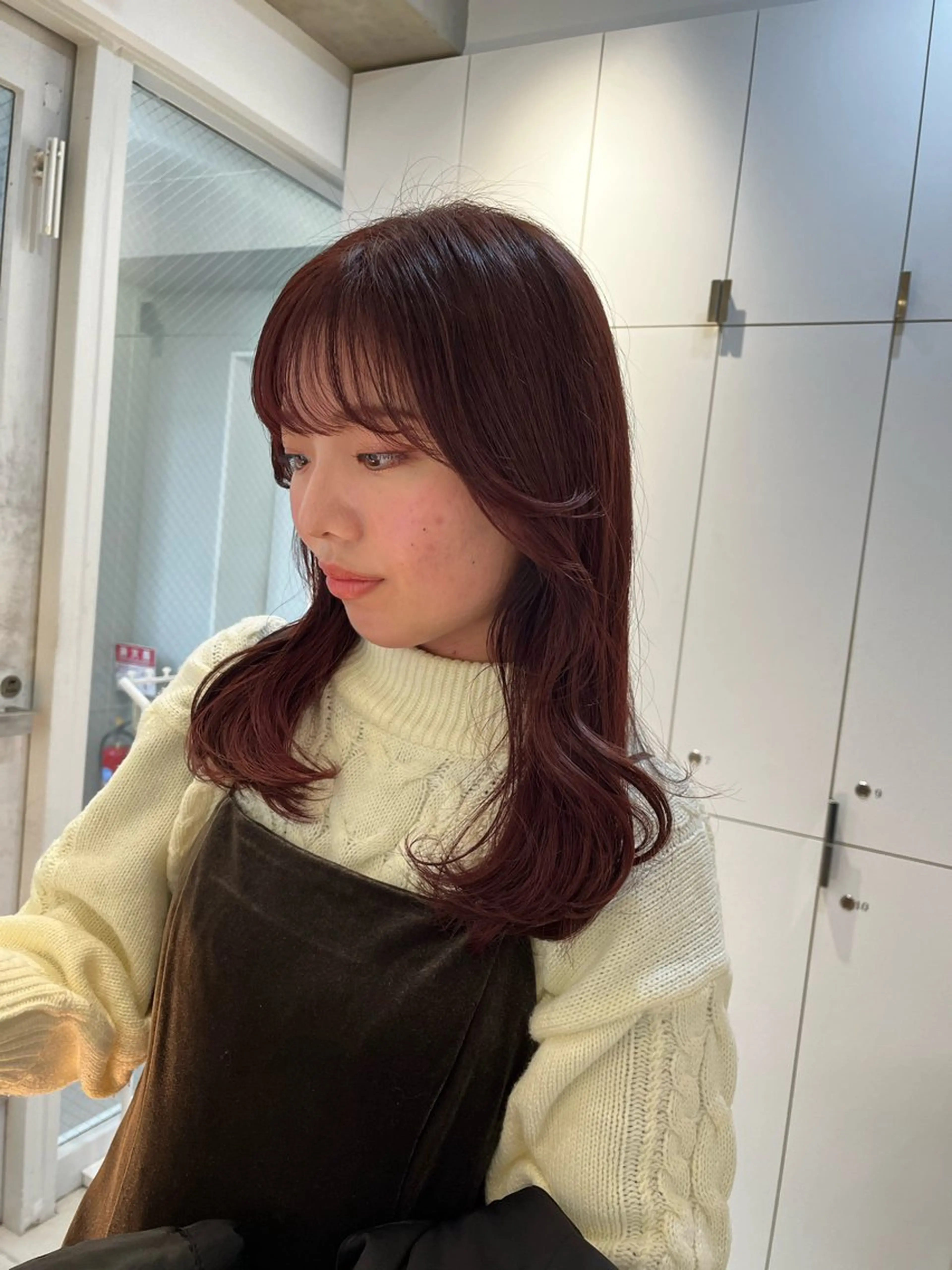 セミロング ワイドバング ヘアカラー トリートメント ヘアセット stylist ◎RUKI.のヘアスタイル