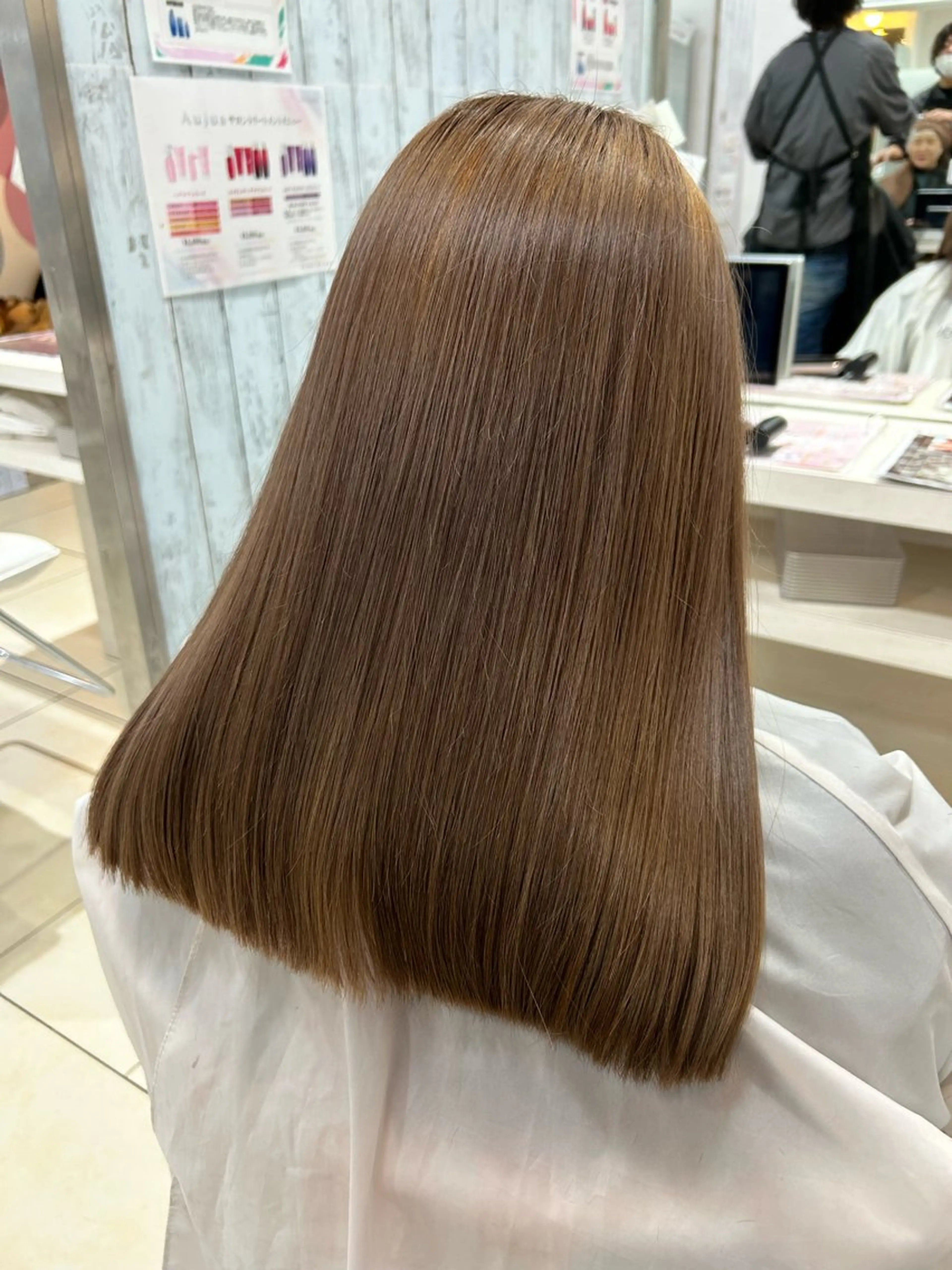 ロング カット ヘアカラー トリートメント 艶髪の神様 瀧田嵐士🇰🇷のヘアスタイル