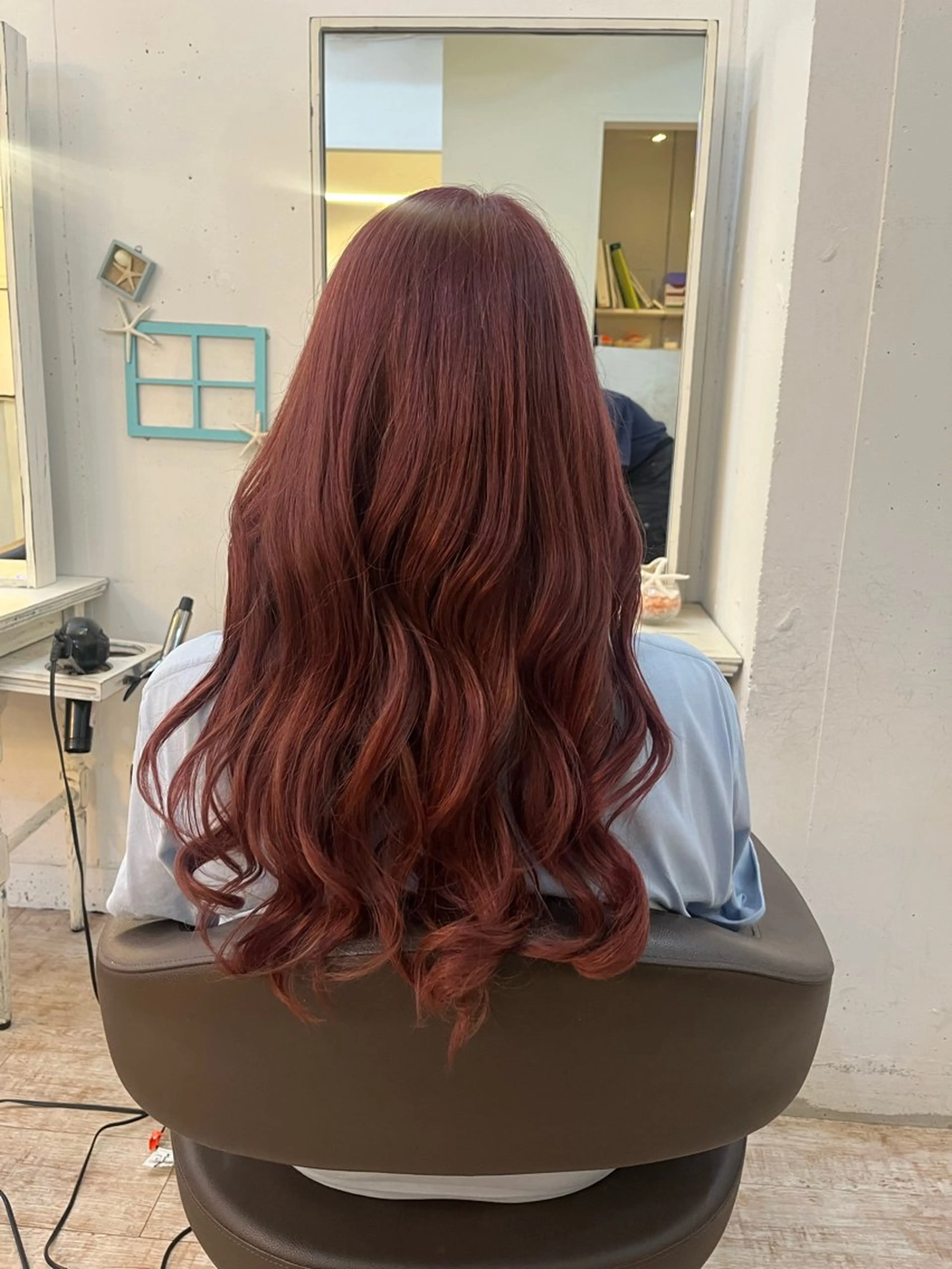 ロング ヘアカラー アロハ　自由が丘所属・ハイライト 募集中💕まゆのヘアスタイル