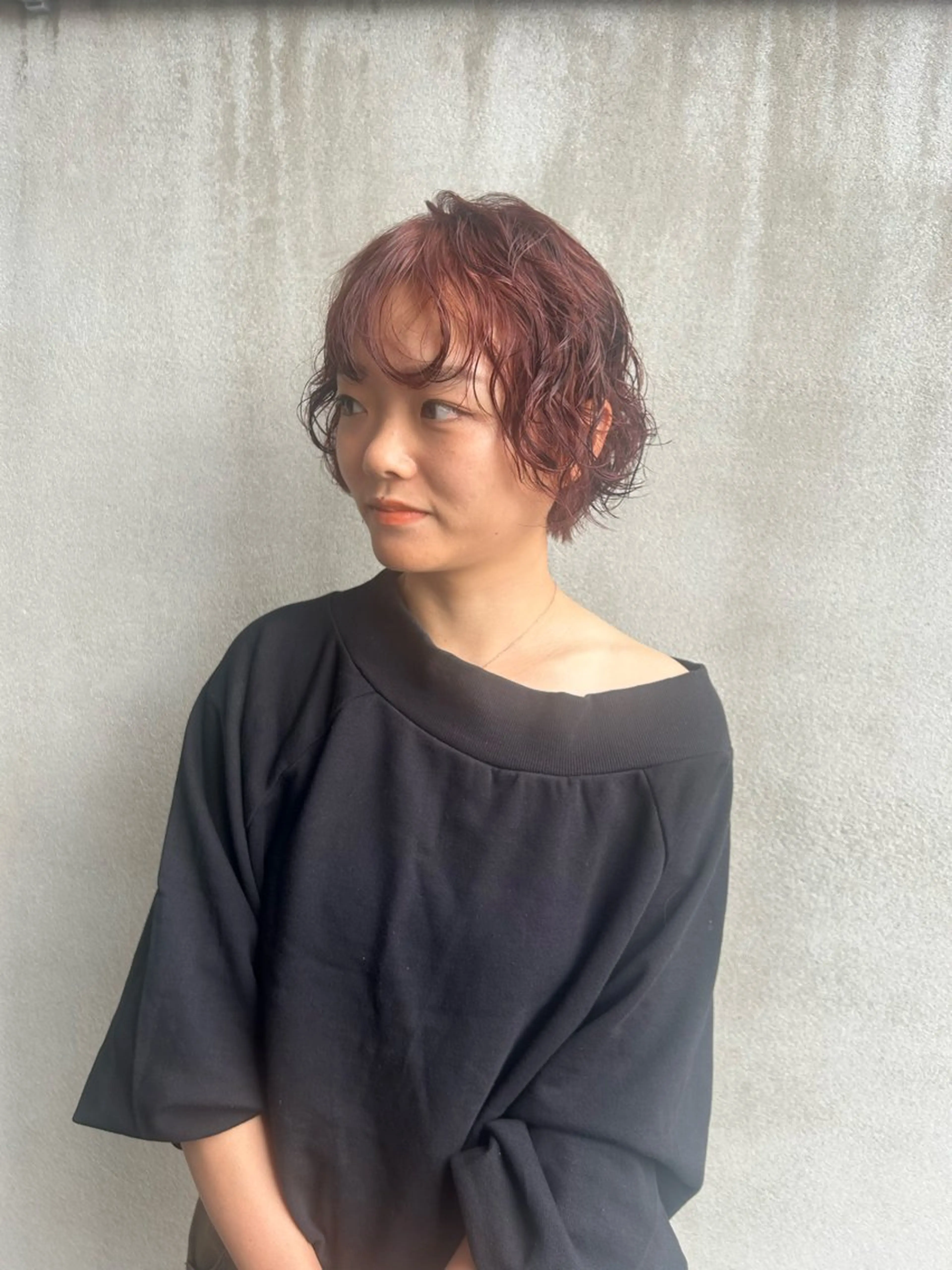 パーマ カット パーマ en⁺　trust所属・山口 麗音のヘアスタイル