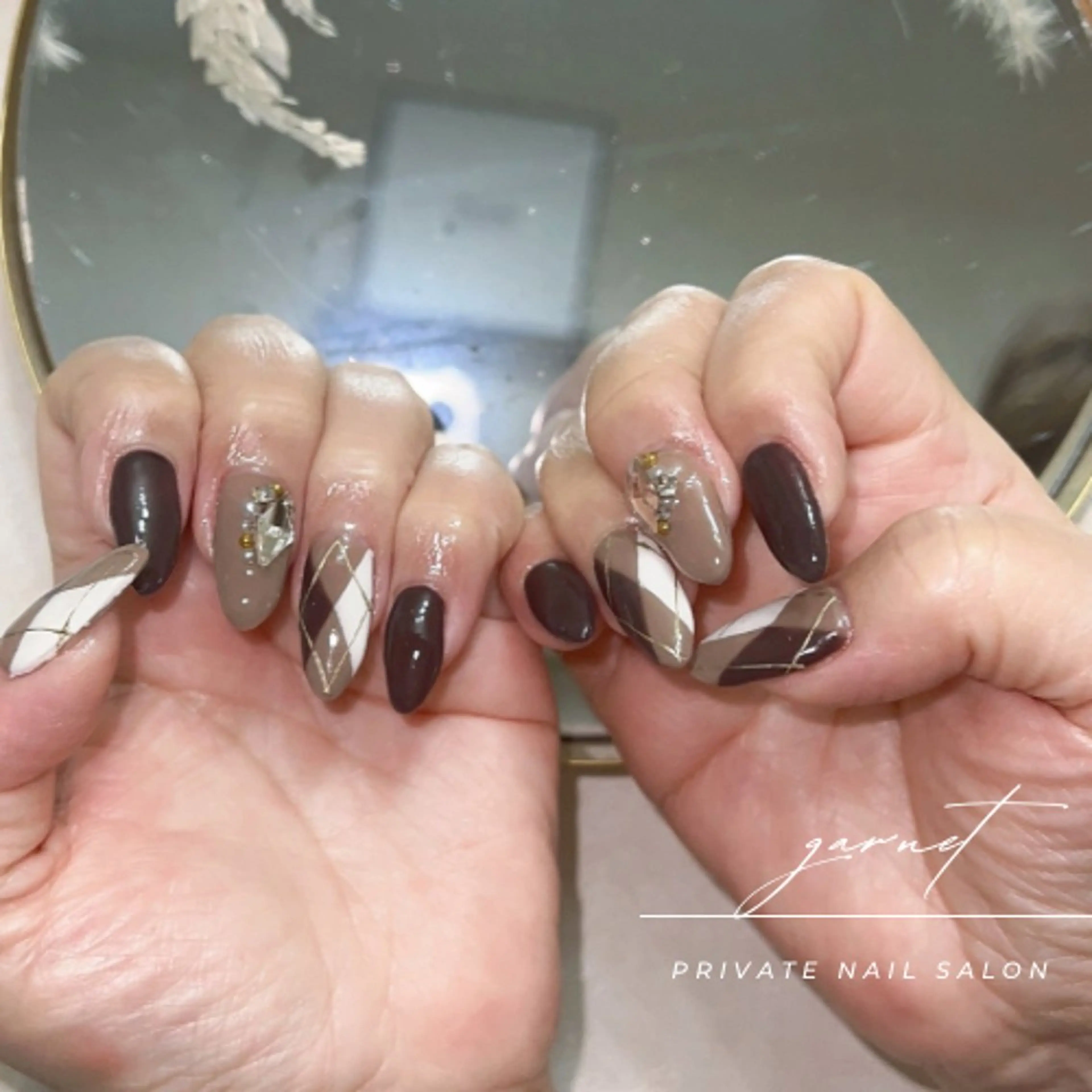 ネイル ハンドネイル Garnet nailのネイルデザイン