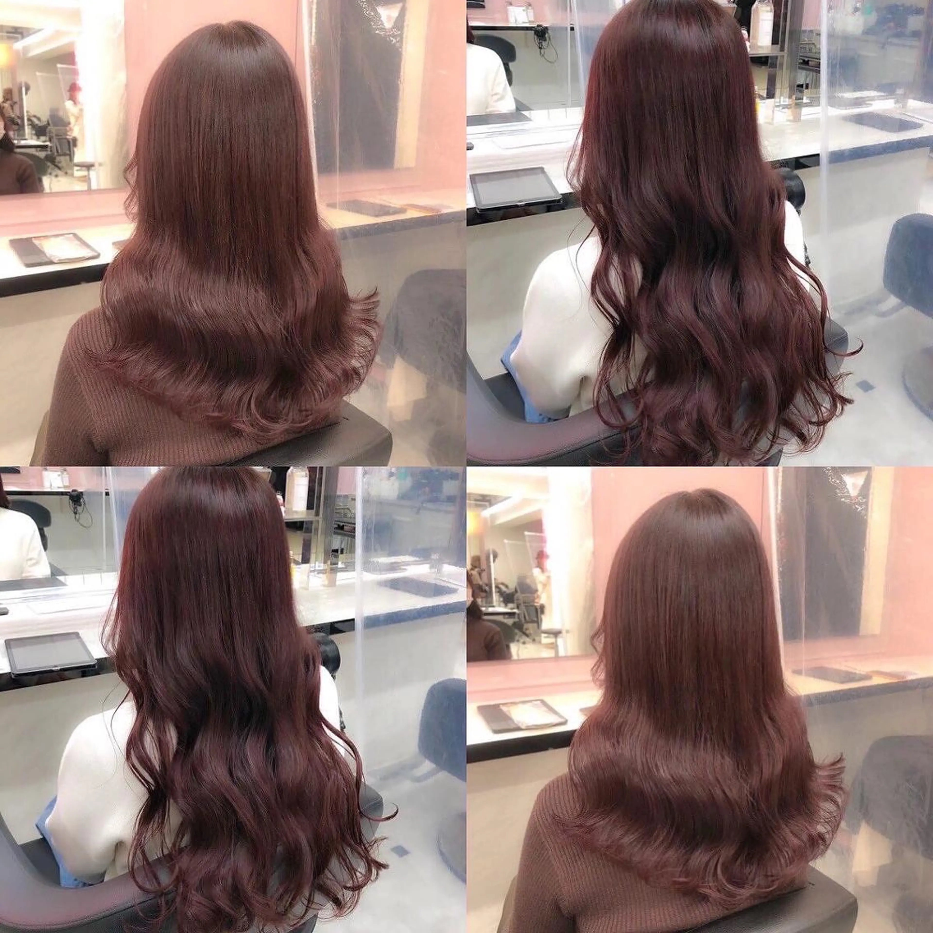 ミディアム カラー ヘアカラー トリートメント ヘッドスパ ヘアセット 透明感/艶髪/💖 トレンドスタイル💖のヘアスタイル