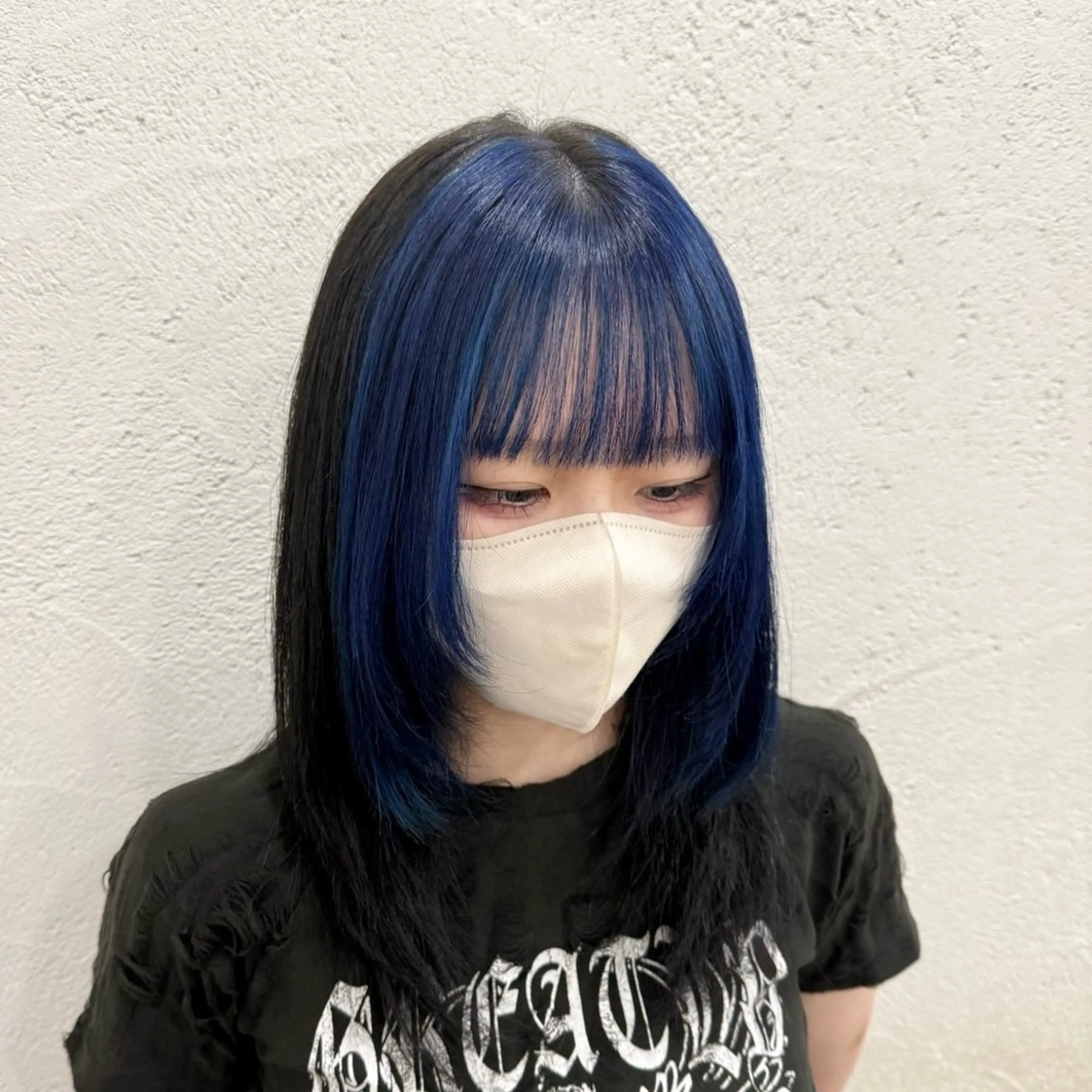 カラー ミストバング  フェイスフレーミング ヘアカラー 🍑透明感カラー もえ🍑のヘアスタイル