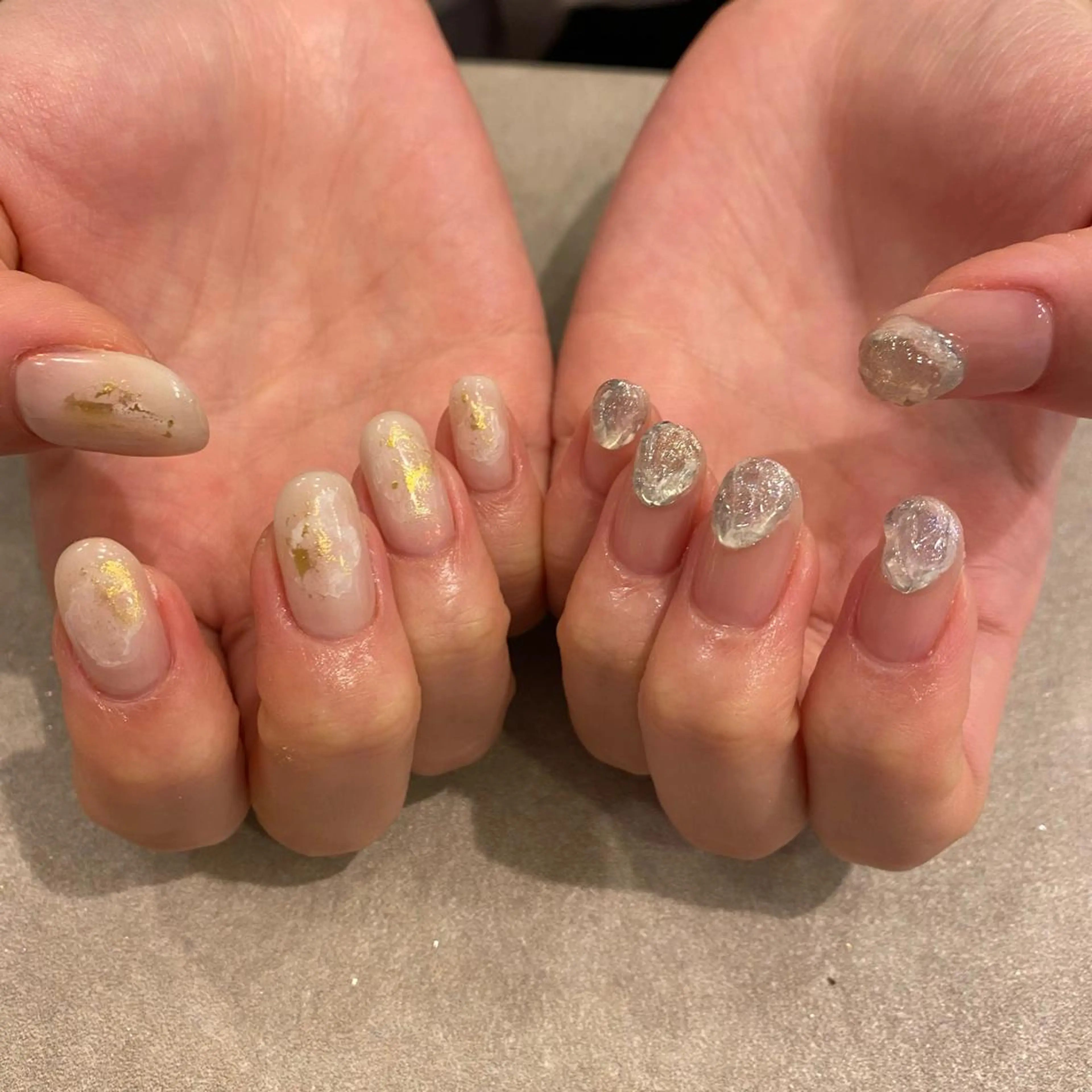 オフ有り💅ニュアンスアートやり放題60分✳︎ハンドorフットの写真