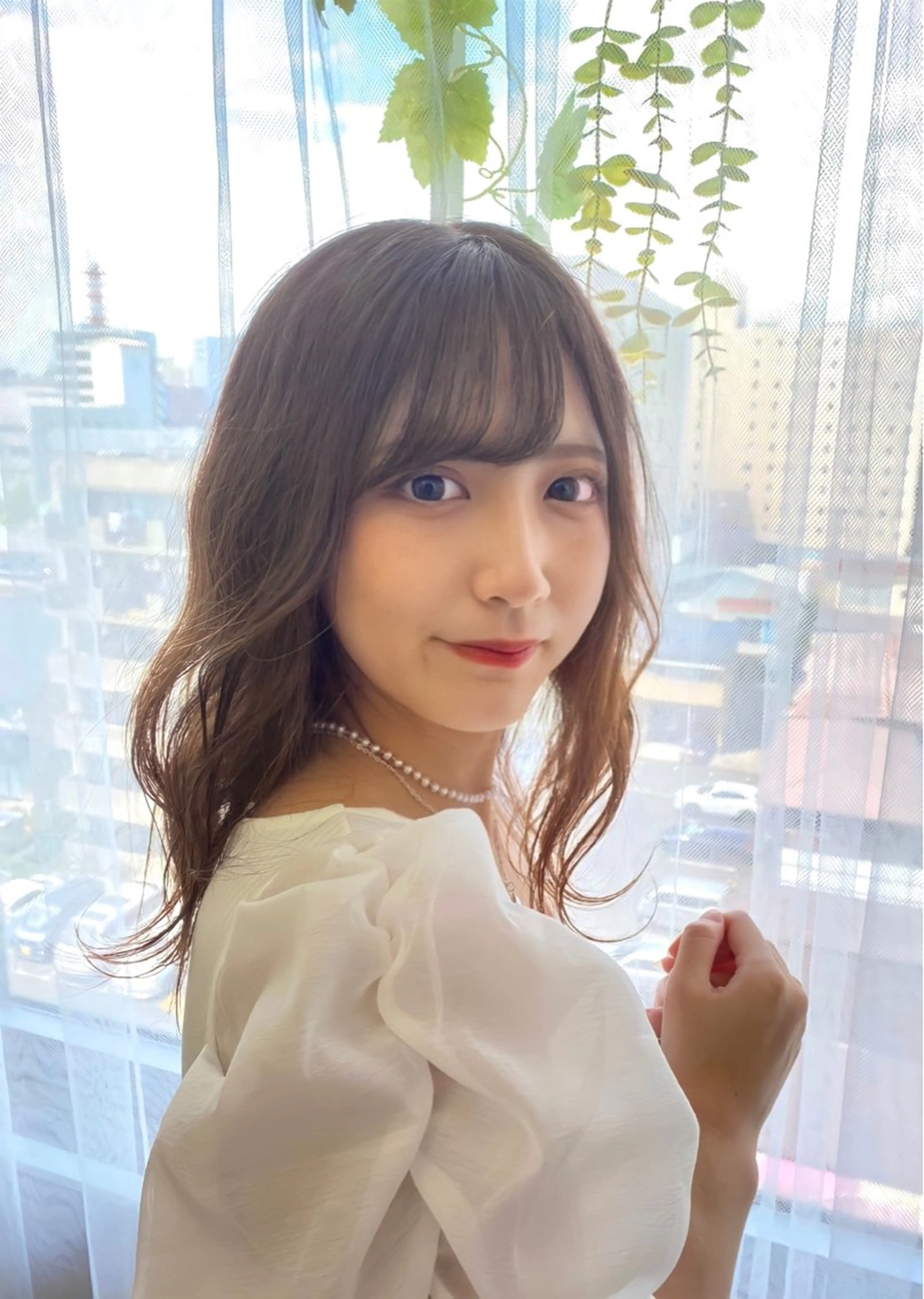 ミディアム カラー ヘアカラー 🫧暗髪レイヤー🫧 中山唯斗のヘアスタイル