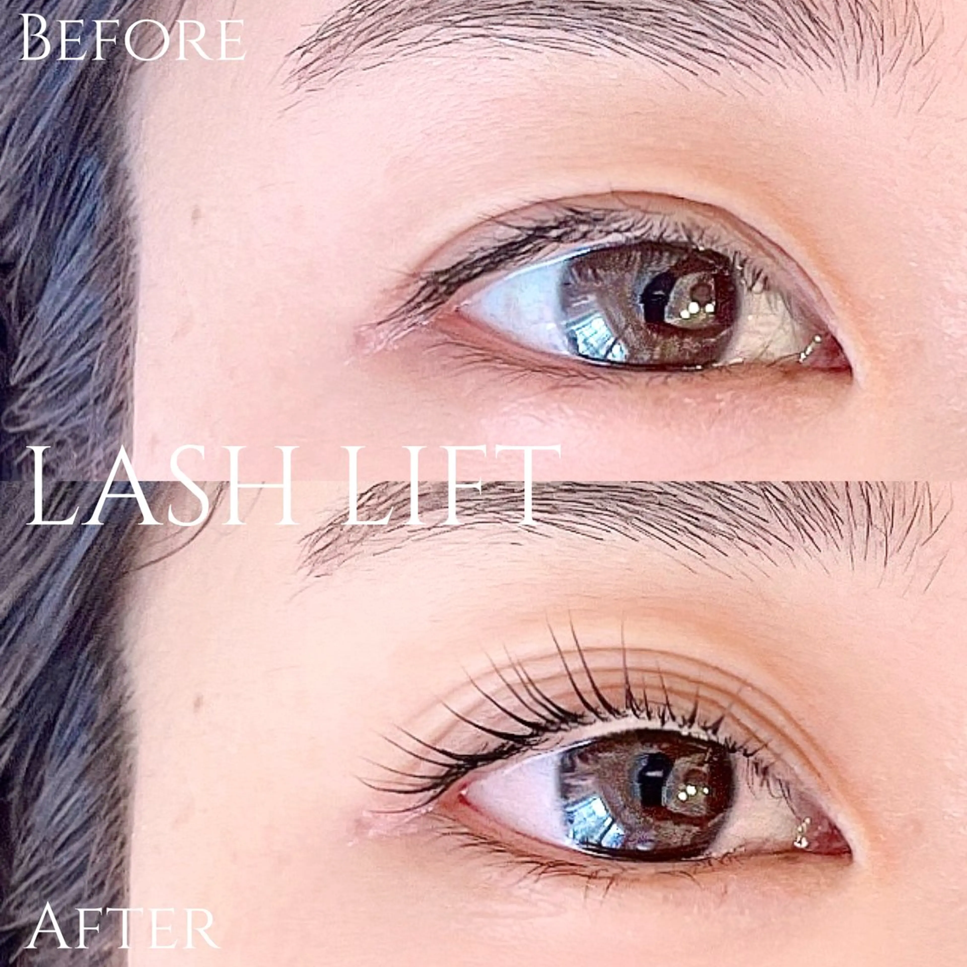 マツエク・マツパ パリジェンヌラッシュリフト まつげパーマ 一重×まつ毛パーマ マツパ eyelash&eyebrow Luminous所属・Luminous まつげ&眉毛 専門店のマツエク・マツパデザイン