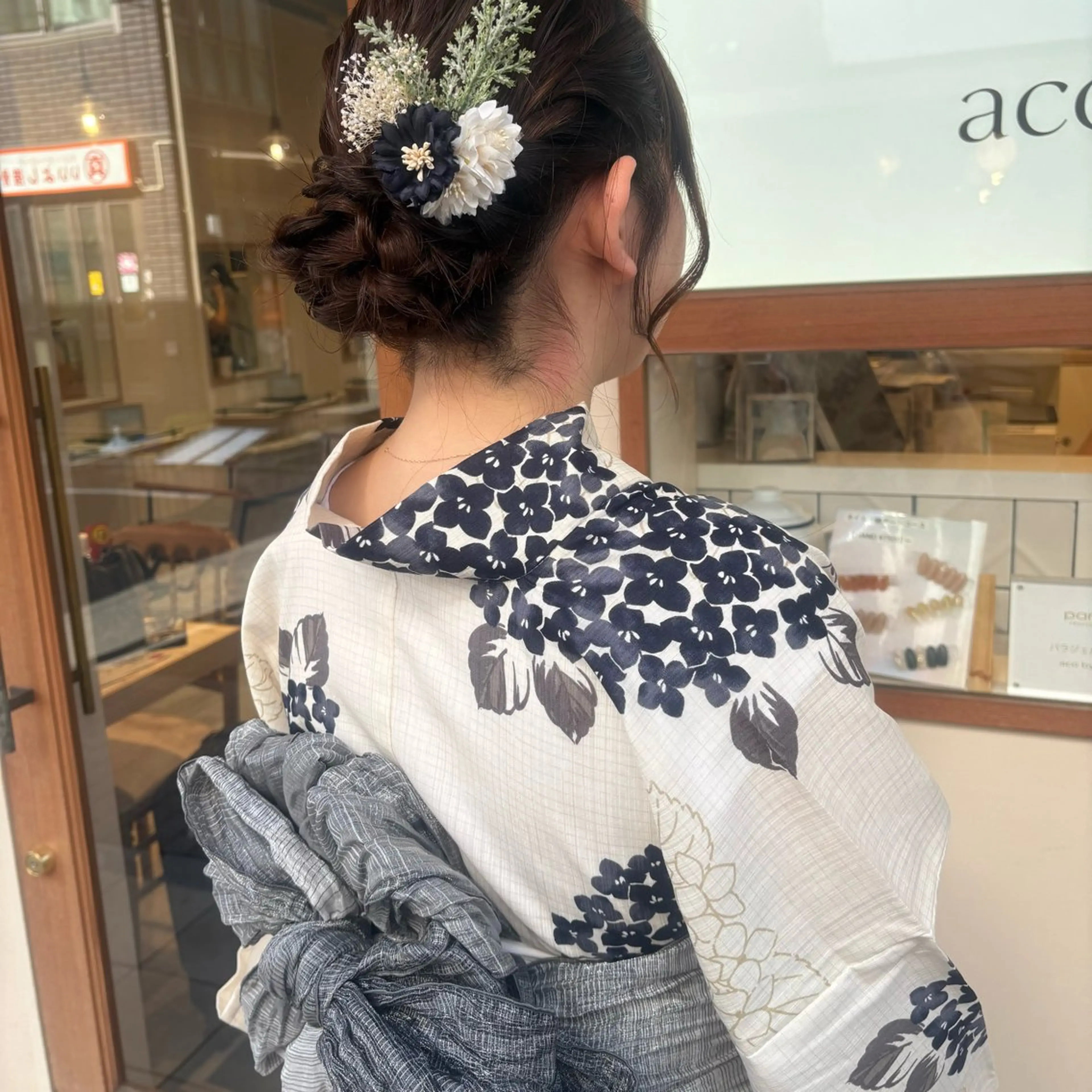 浴衣着付け+ヘアセット‪𓂃 𓈒𓏸◌☆の写真