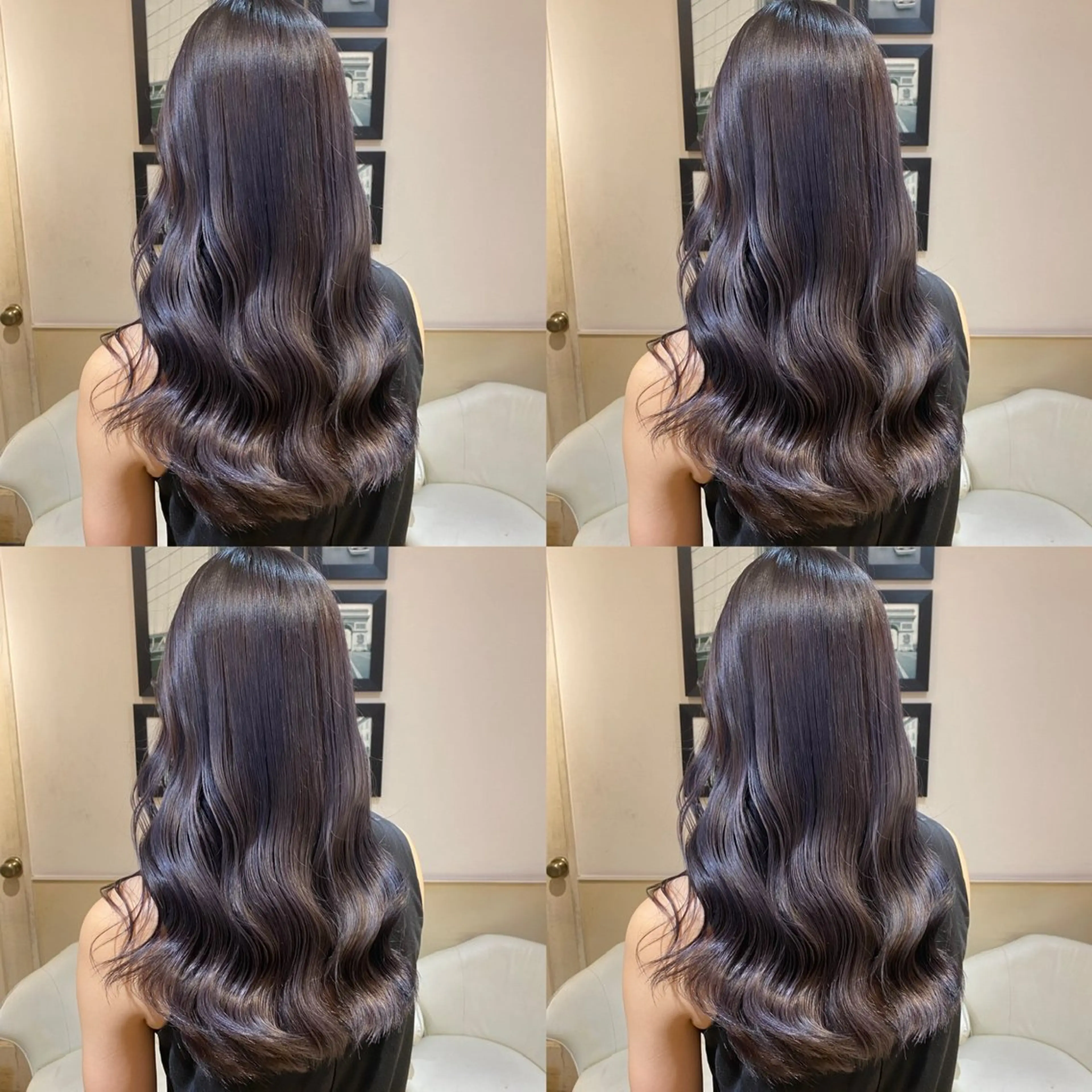 ロング カラー ヘアカラー トリートメント ヘアセット 髪質改善・韓国ヘア特 化💎店長望月のヘアスタイル