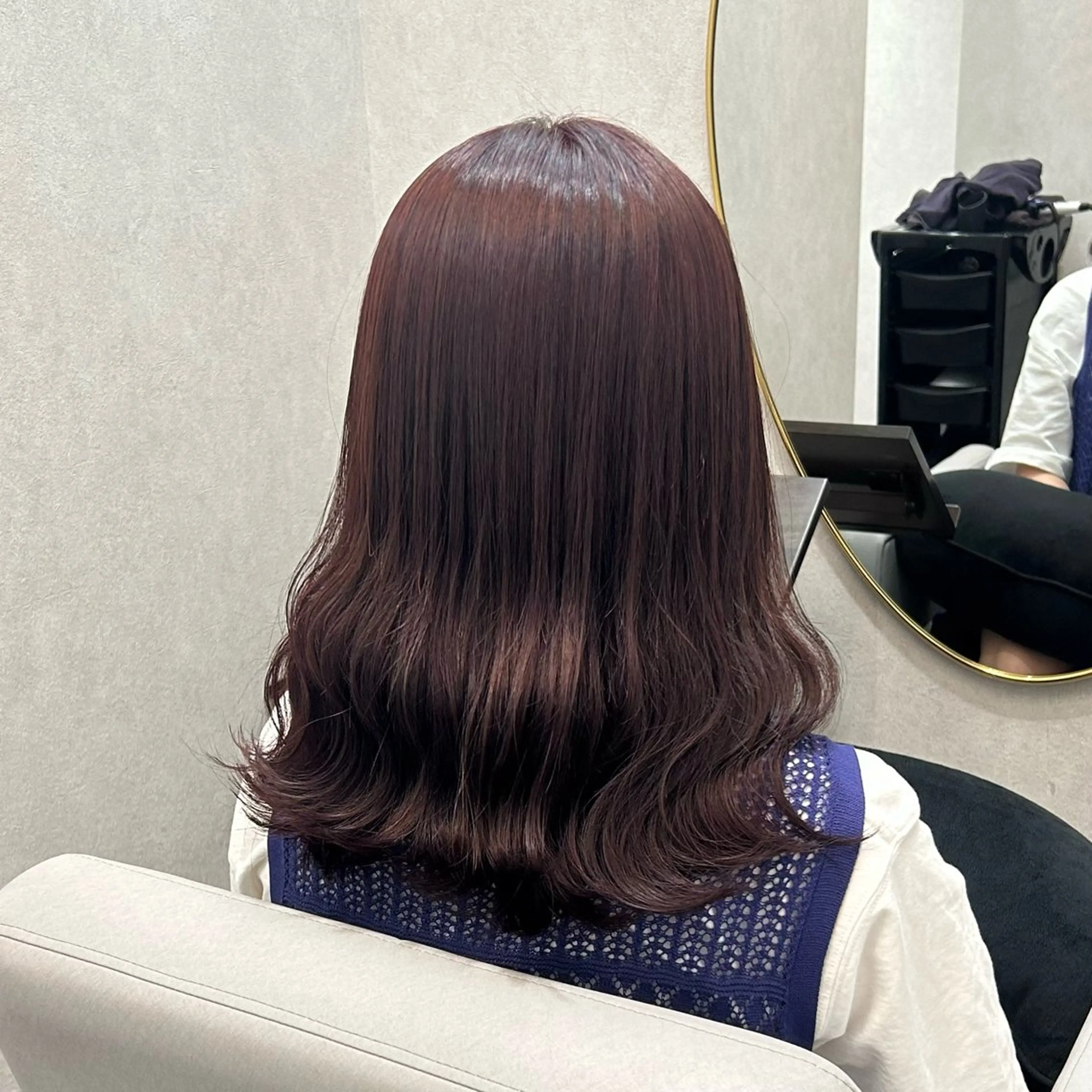 セミロング カラー sita stylist　あみのヘアスタイル