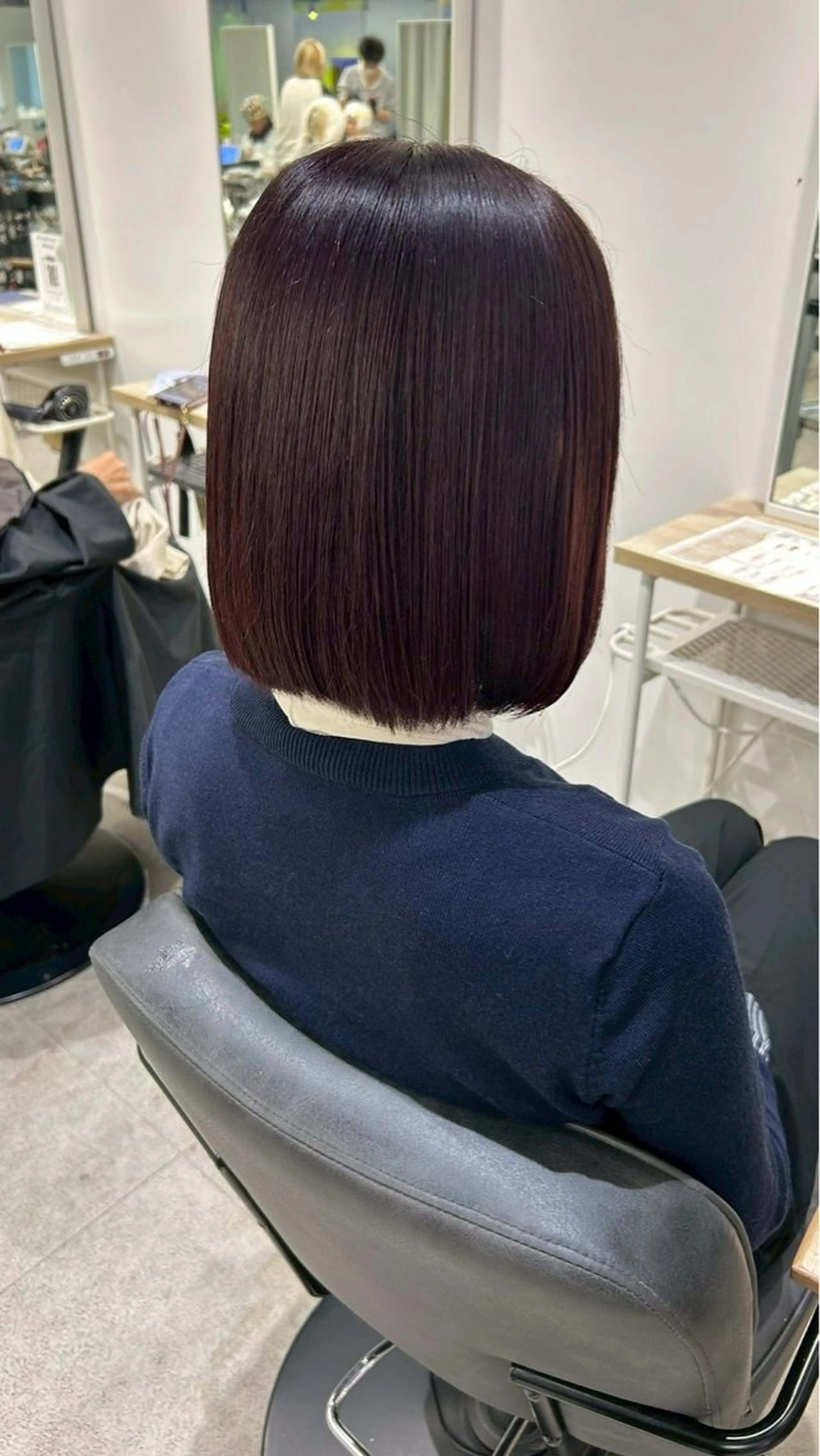 ショート カラー ヘアカラー トリートメント ヒマリ/暖色/ 韓国ヘアのヘアスタイル
