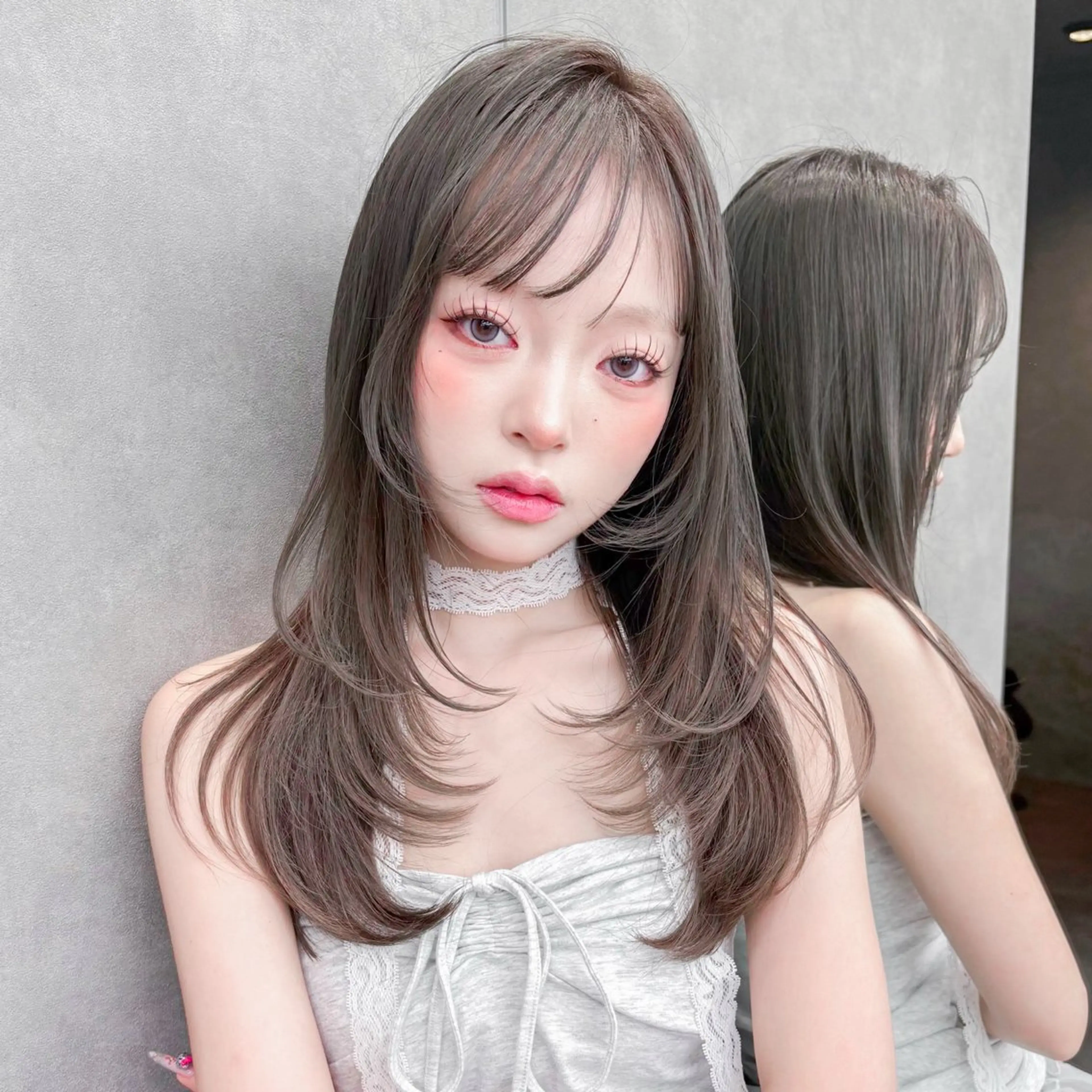 ロング 韓国風ヘア レイヤーカット Lond espoir所属・🫧🩵nazuna 🩵🫧のヘアスタイル