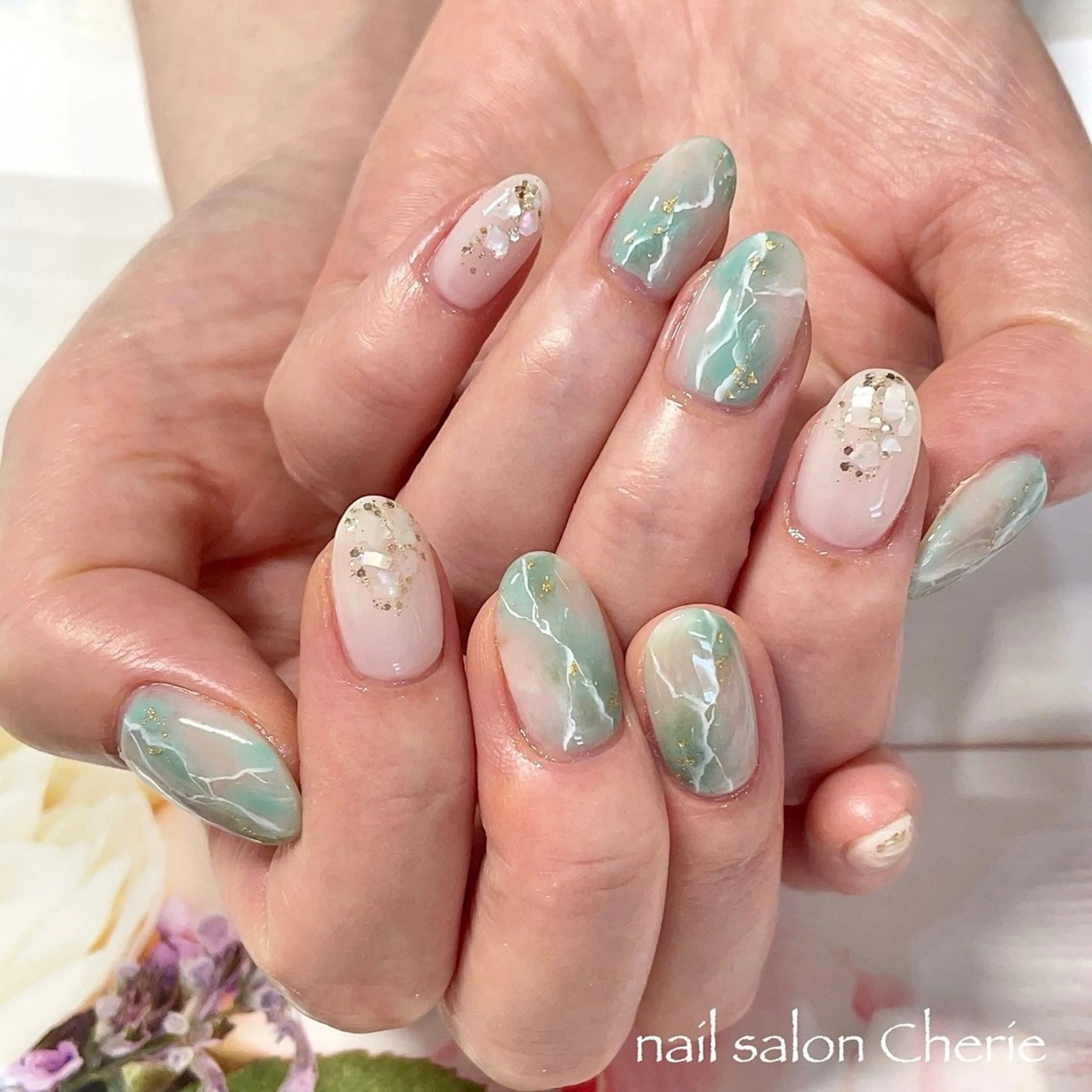 ネイル ハンドネイル nail salon Cherie ネイルサロン シェリー所属・nail salon Cherieのネイルデザイン