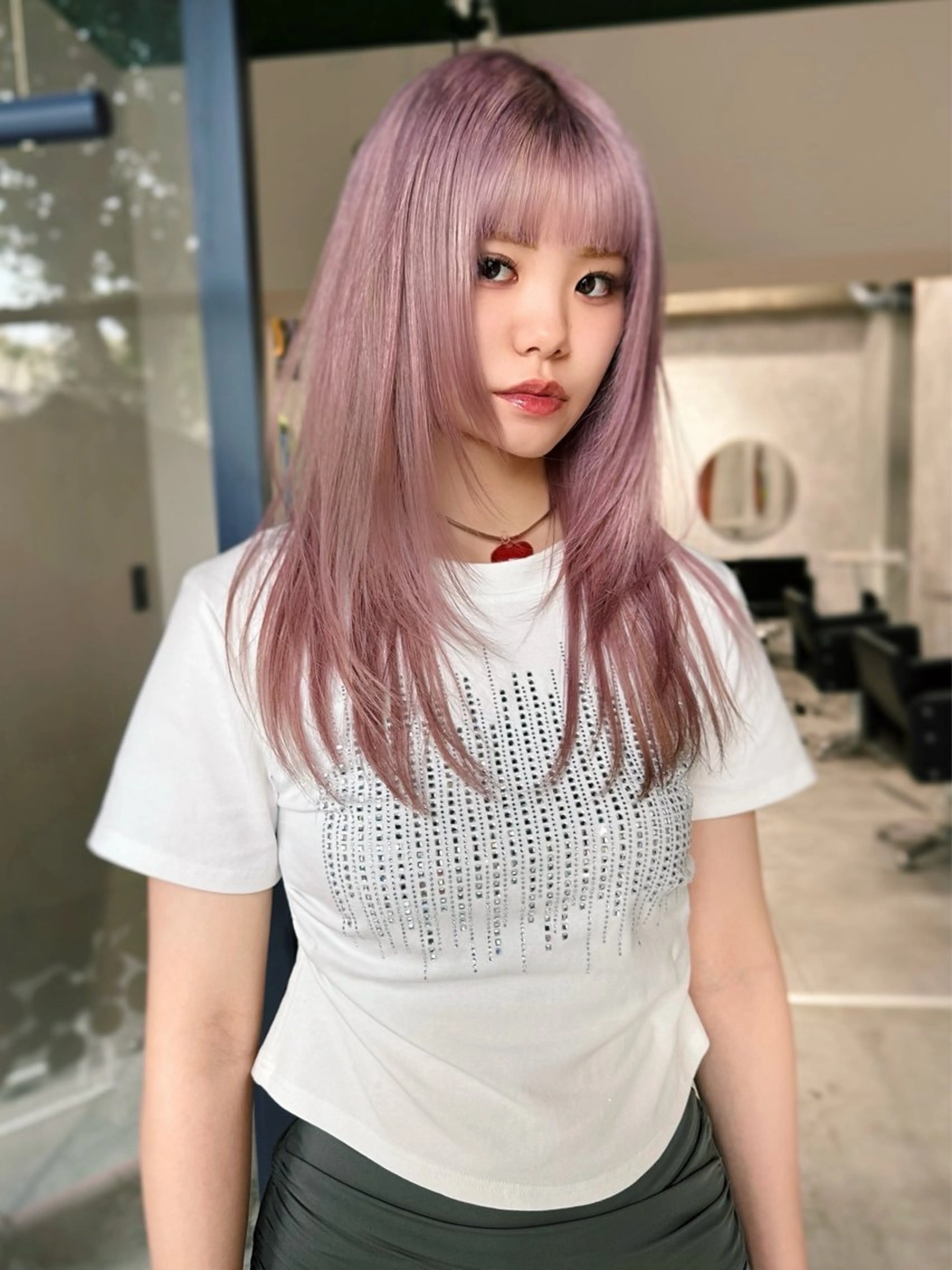 セミロング カラー 🧡色落ちまで2度綺 麗なカラー🧡ヨシキのヘアスタイル