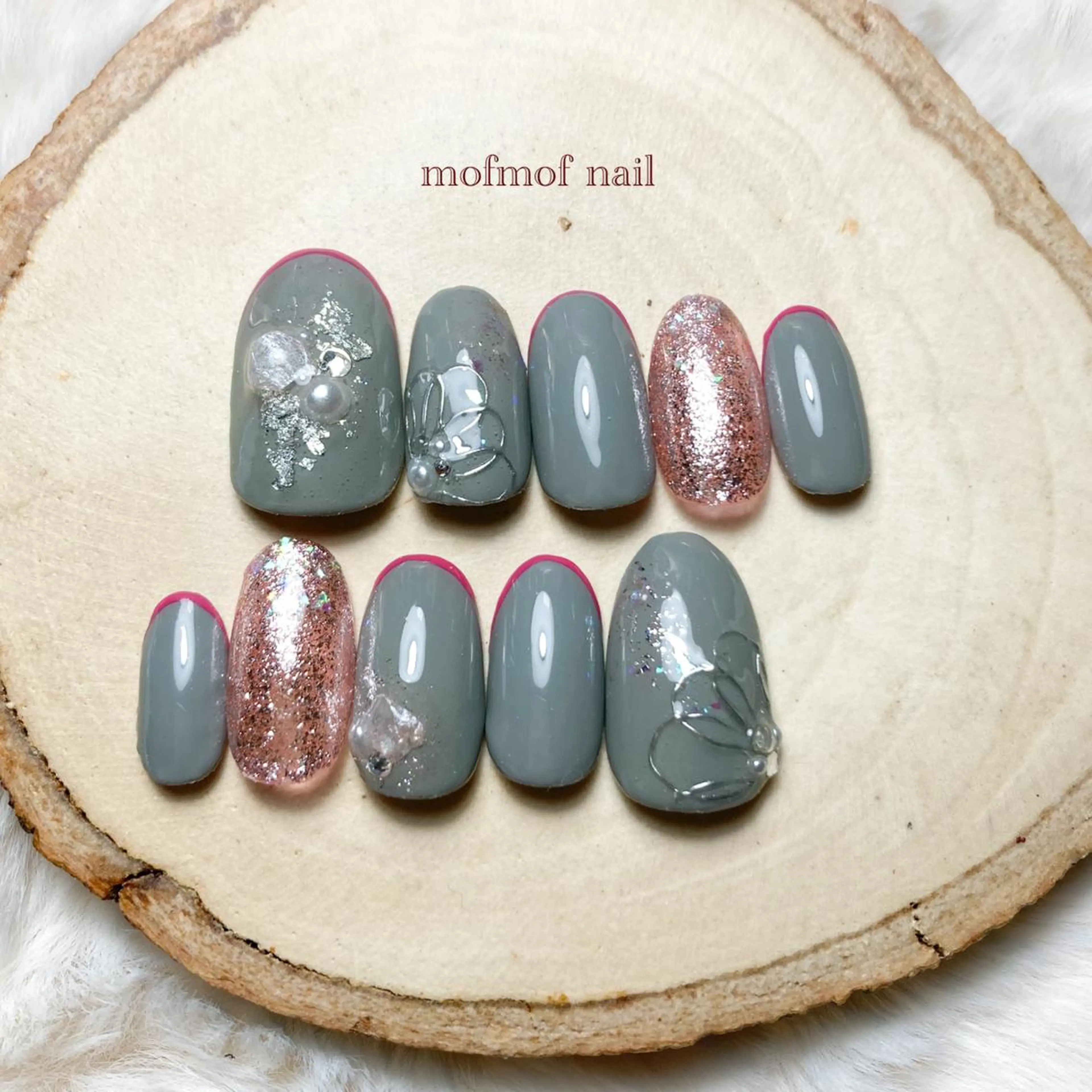 ネイル ネイルチップ ハンドネイル mofmofnail 🌿shimizuのネイルデザイン