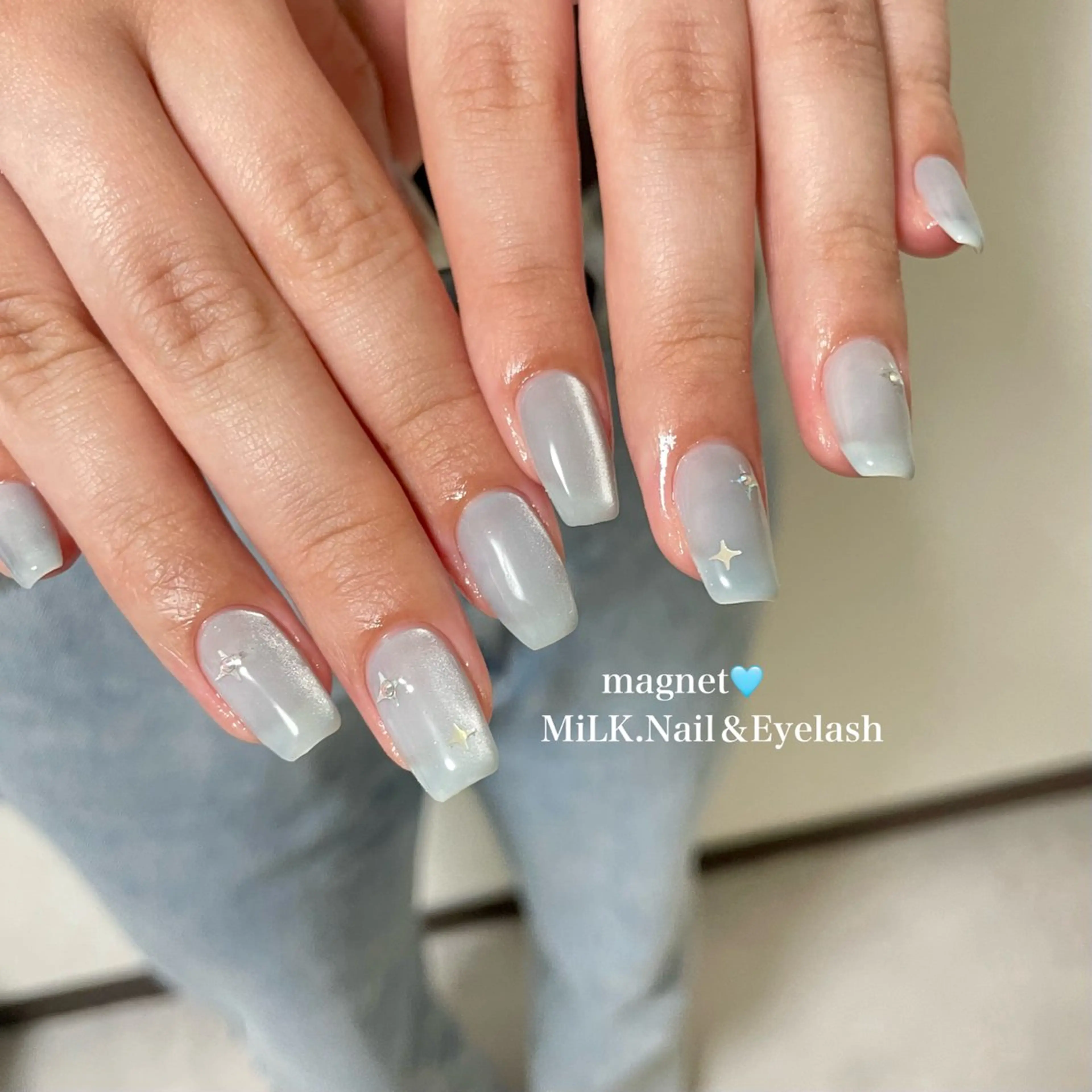 ネイル シンプルネイル ハンドネイル MiLK.   Nail&Eyelash所属・MiLK. wakaのマツエク・マツパデザイン