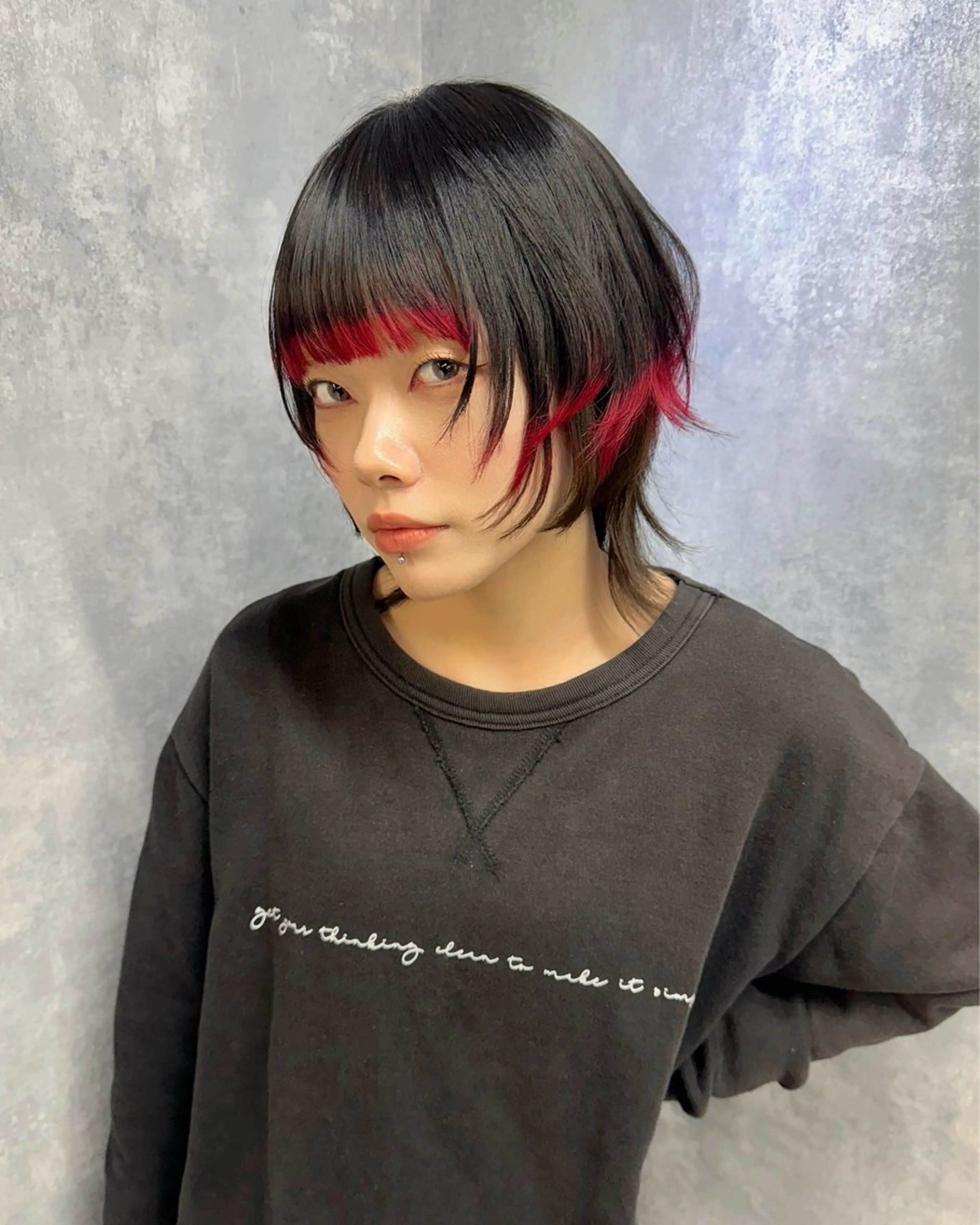 ショート カラー カット ヘアカラー トリートメント ♡ウルフ/レイヤー ハイトーン/yucoのヘアスタイル