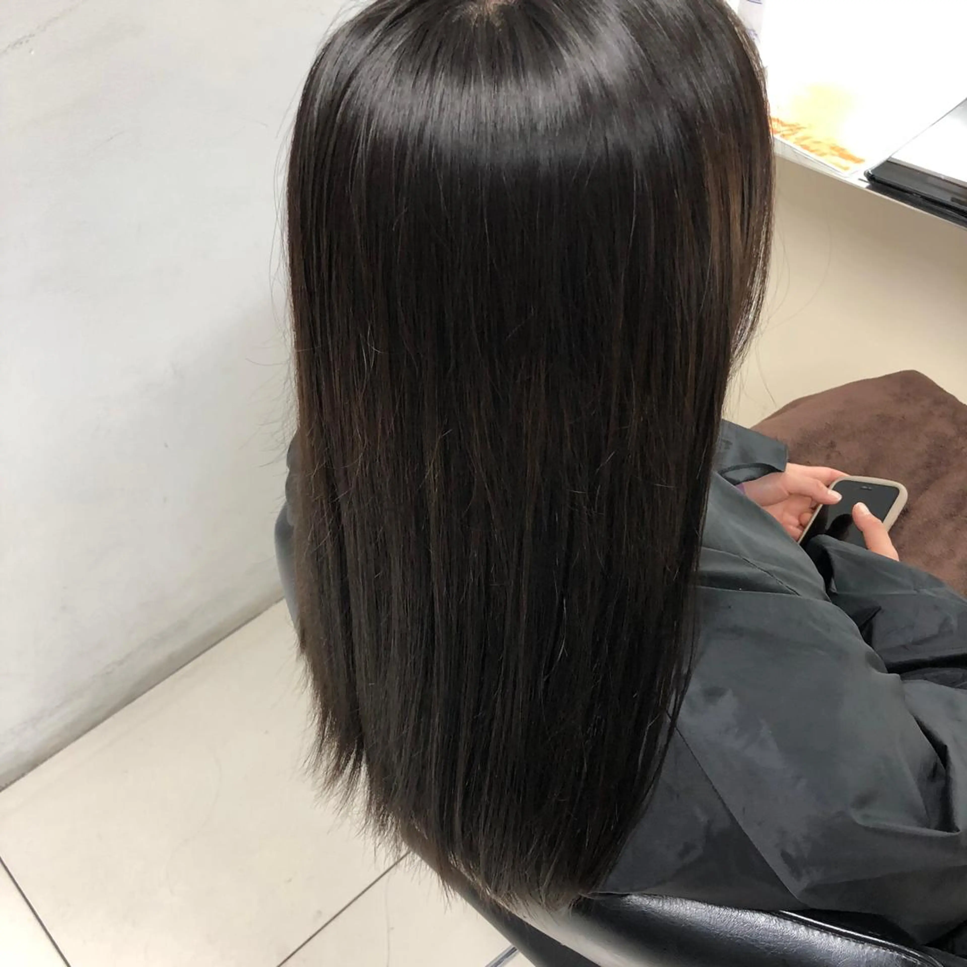 ロング カラー まつ毛/アイブロウ /髪質改善カラーのヘアスタイル