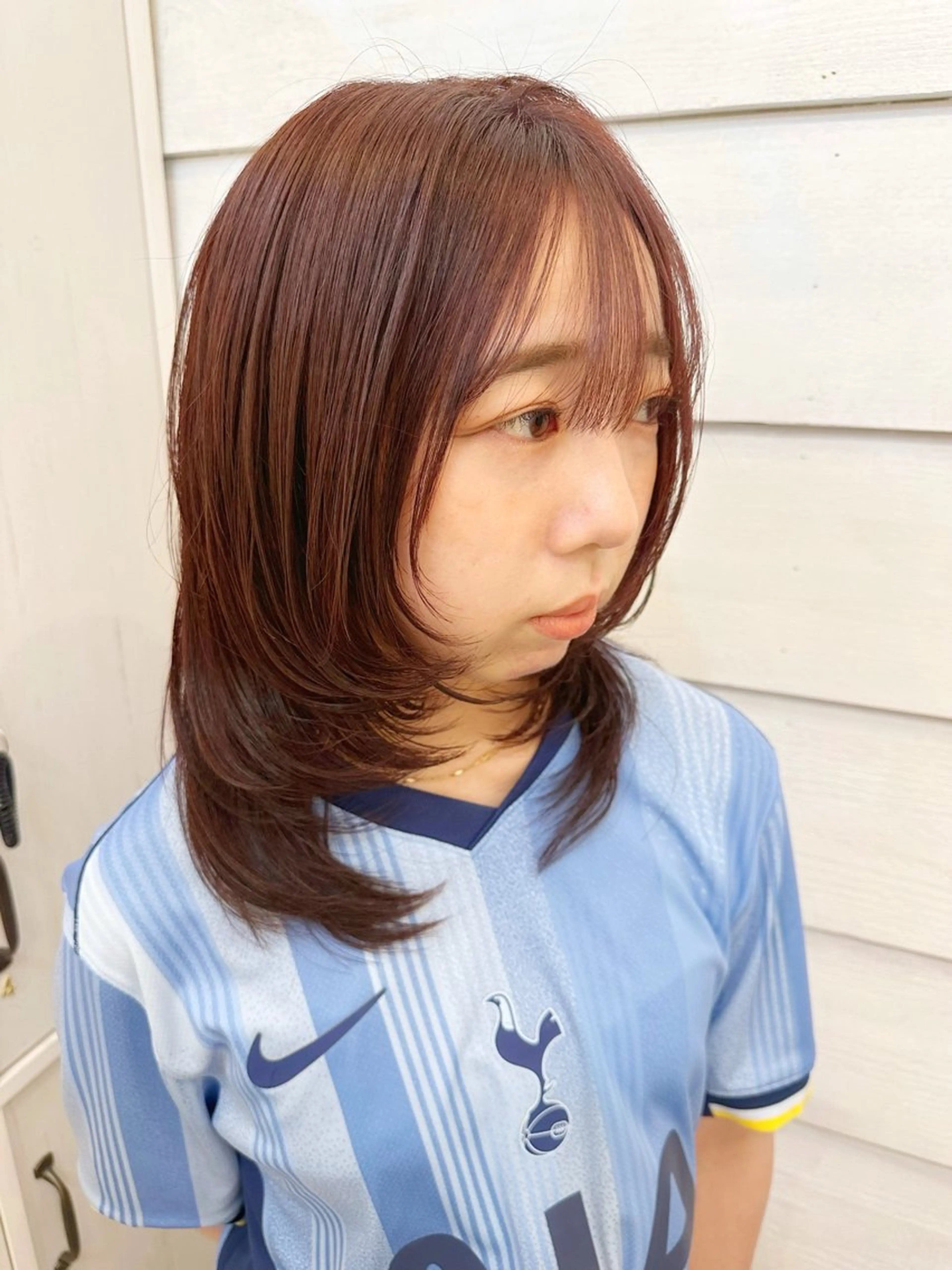ミディアム カラー ショートボブ ボブ くせ毛 カット ヘアカラー newline銀座所属・銀座ショート/ 大人ショート/金子涼のヘアスタイル