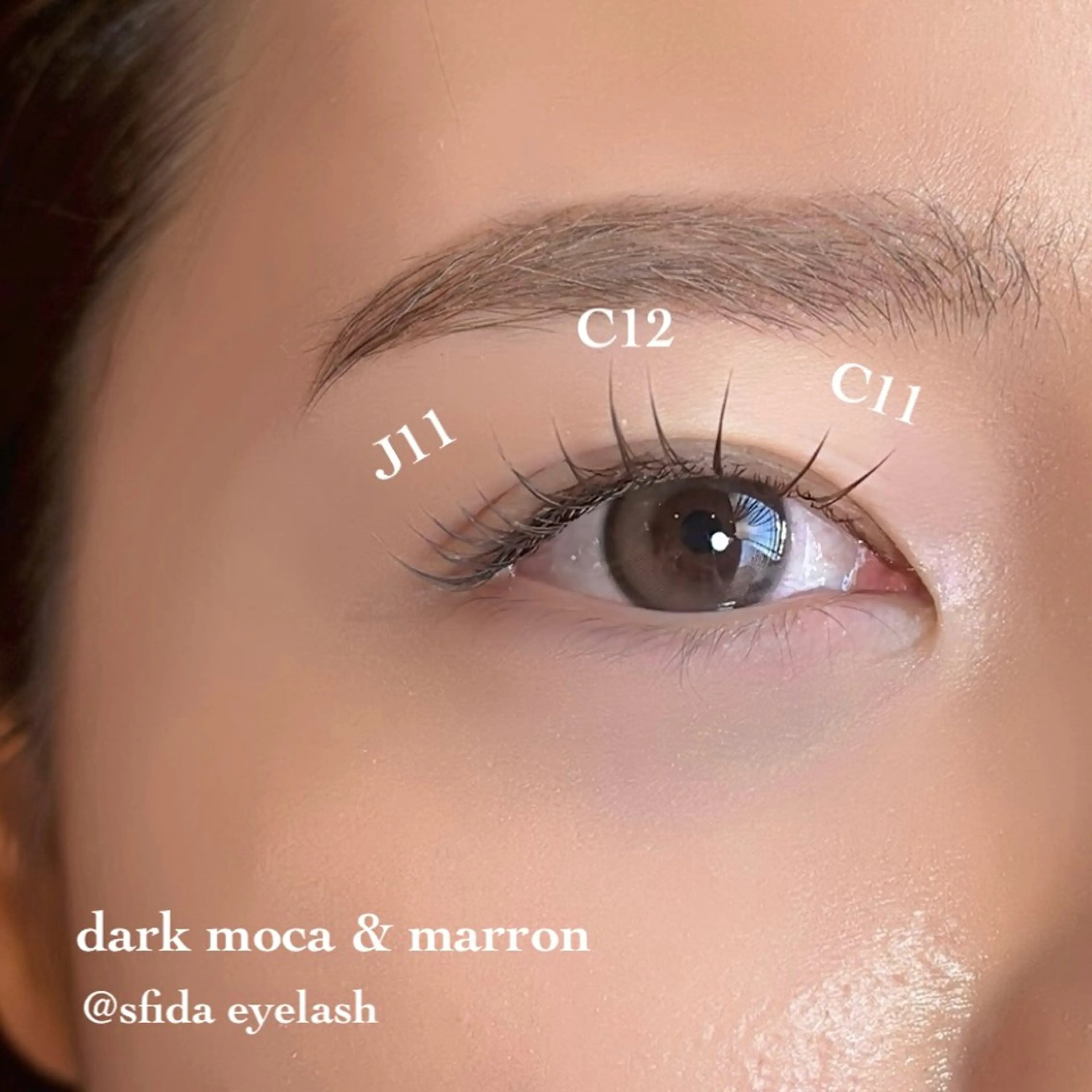 マツエク・マツパ カラーマツエク マツエク Sfida  eyelash所属・Sfida 吉祥寺 マツエク/パーマのマツエク・マツパデザイン