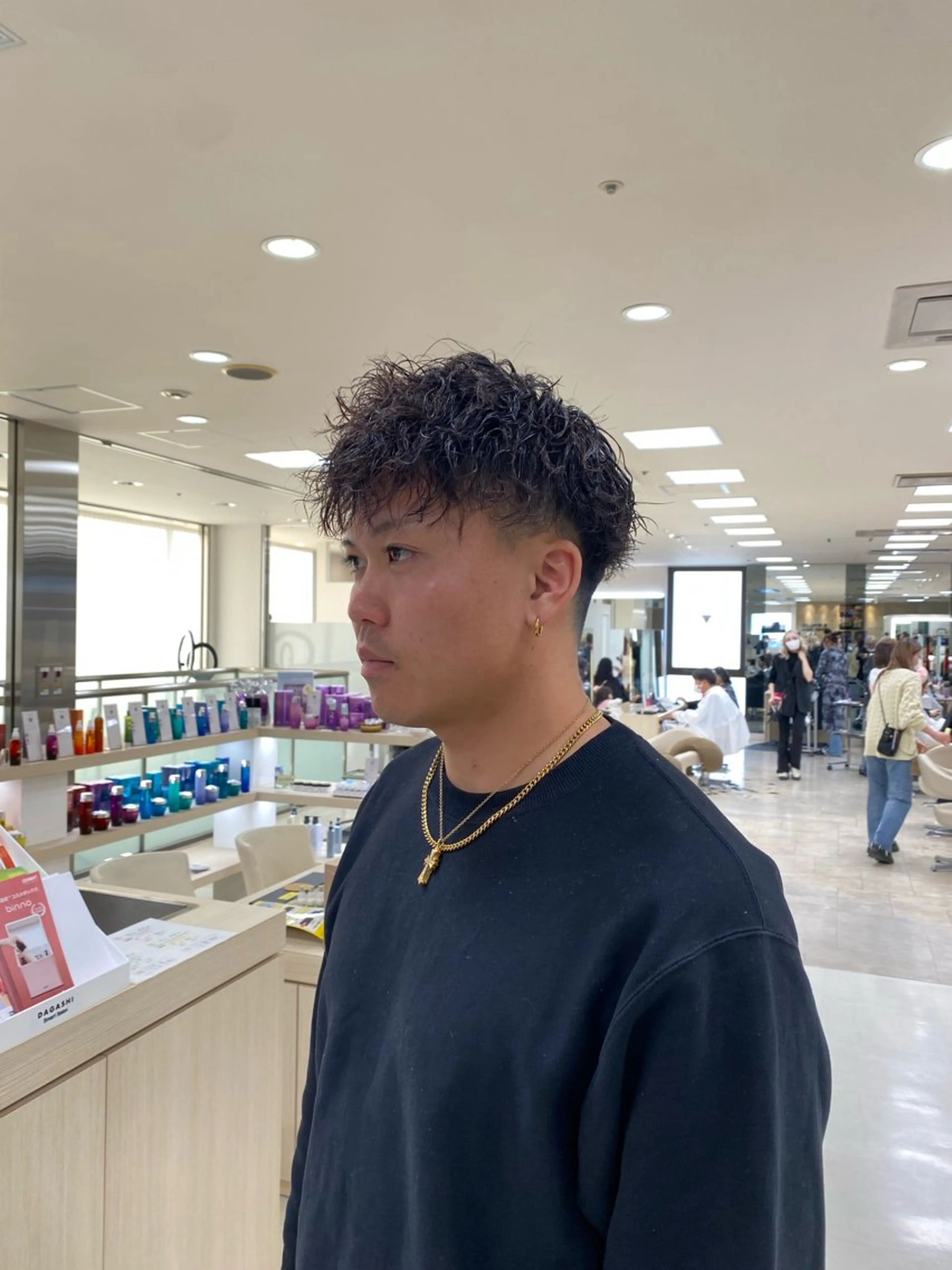 ショート パーマ メンズ カット パーマ トリートメント 湘南/メンズパーマ/ 支持率No.1ユチカのヘアスタイル