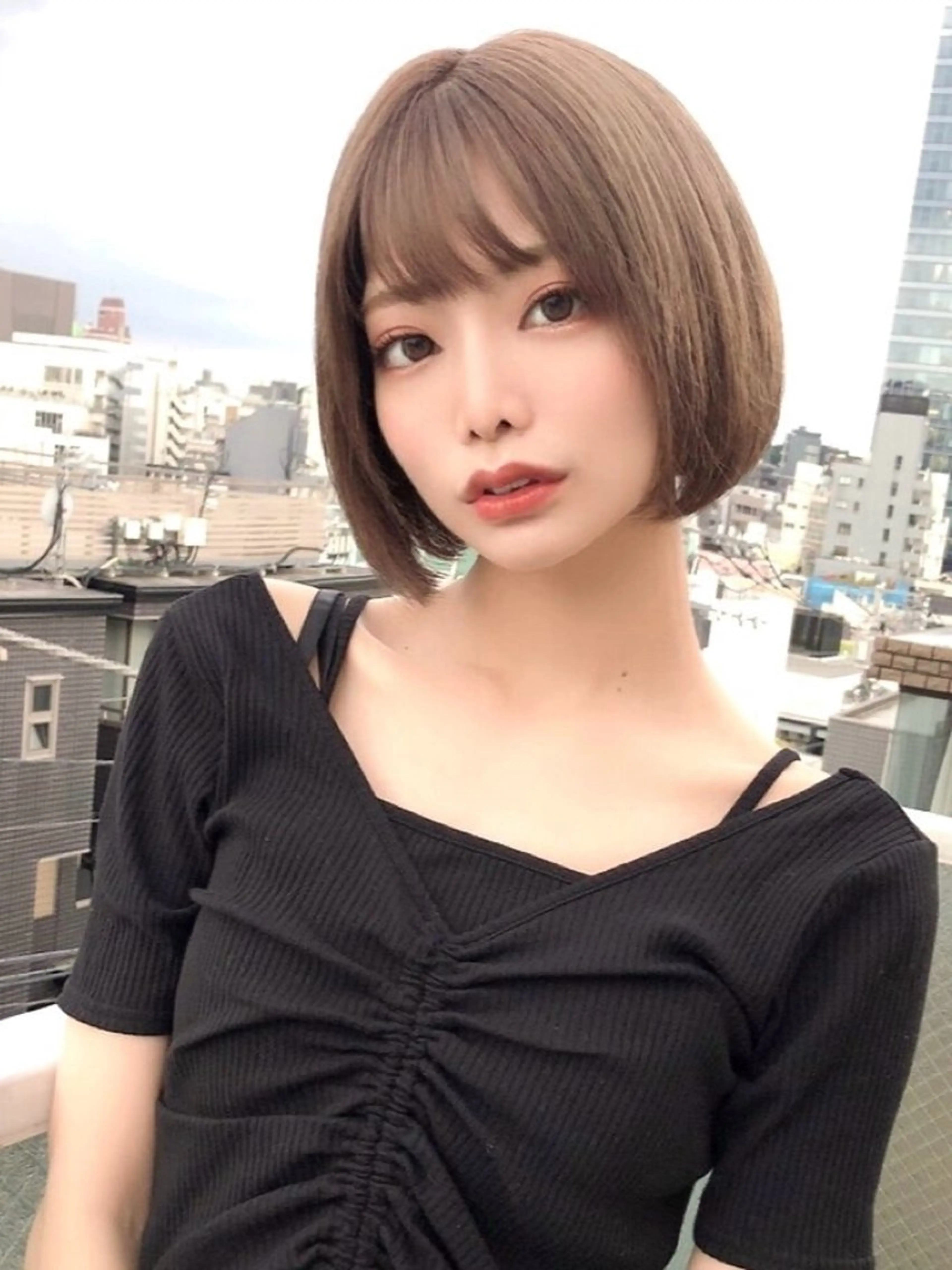 ミディアム 柴田 翔伍のヘアスタイル