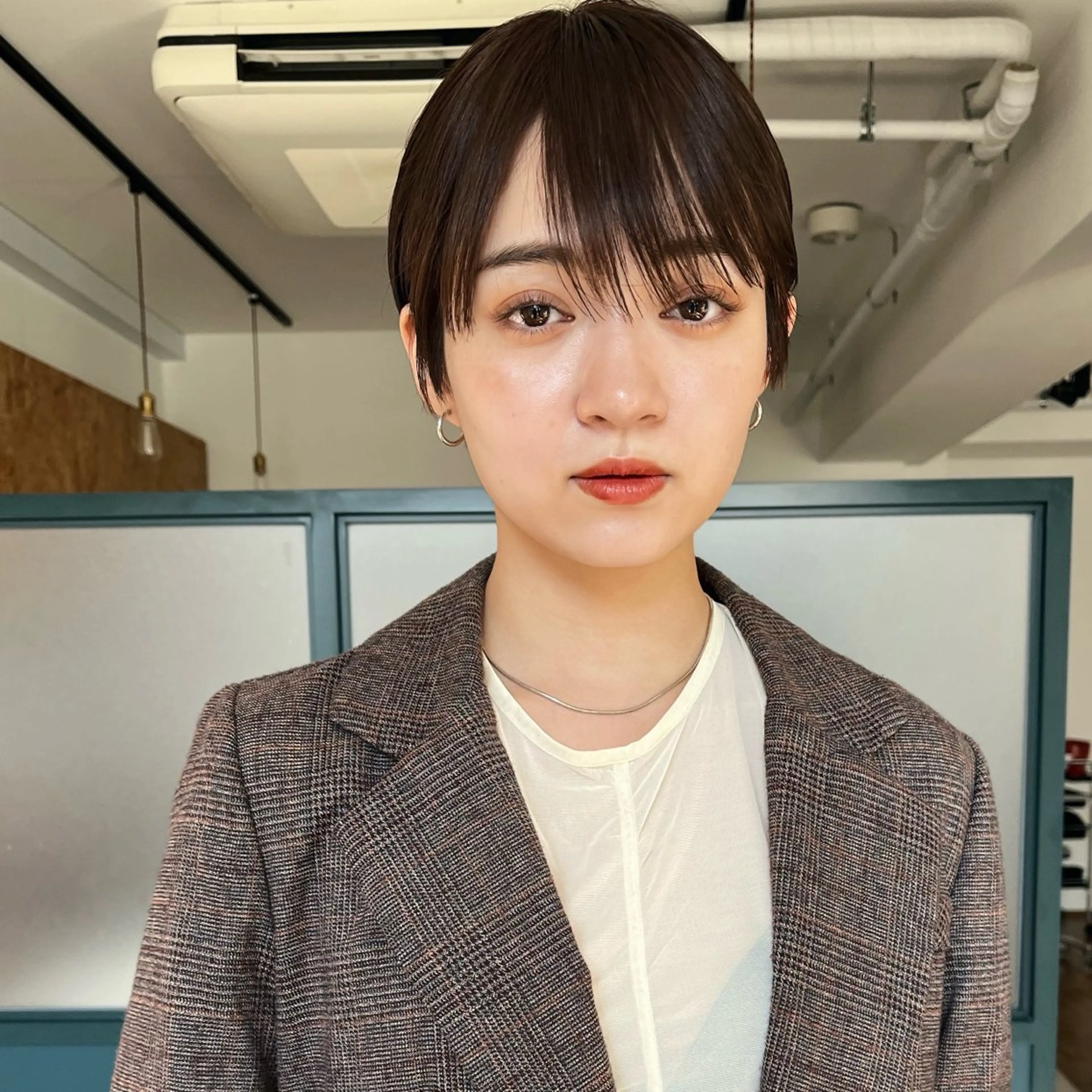 ショート ショートヘア 暖色/パーマ 🌼クニトウメイのヘアスタイル