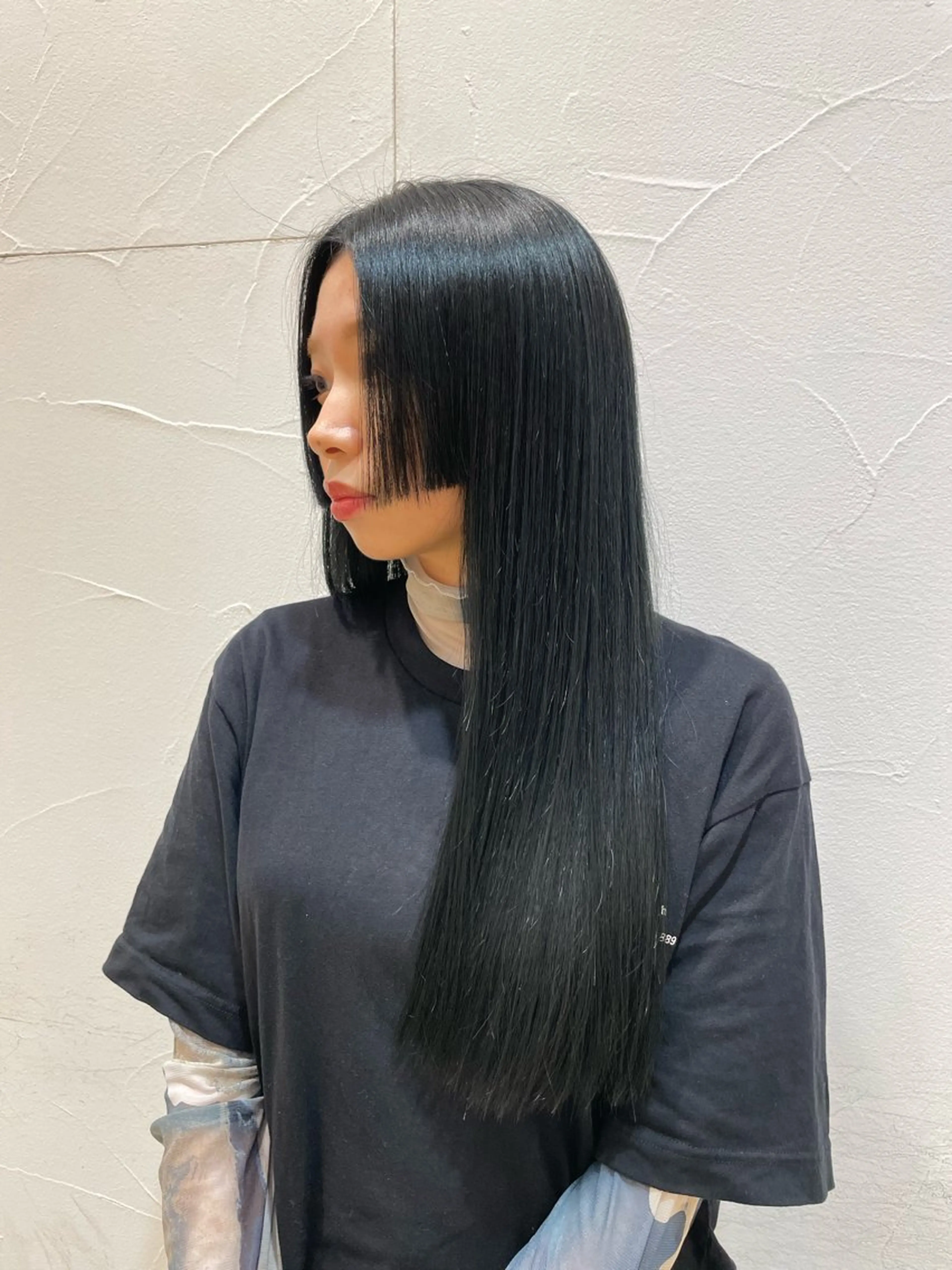 ロング カラー ✩𝐴𝑠ℎ 中目黒 浦野 遥‎✩*｡のヘアスタイル