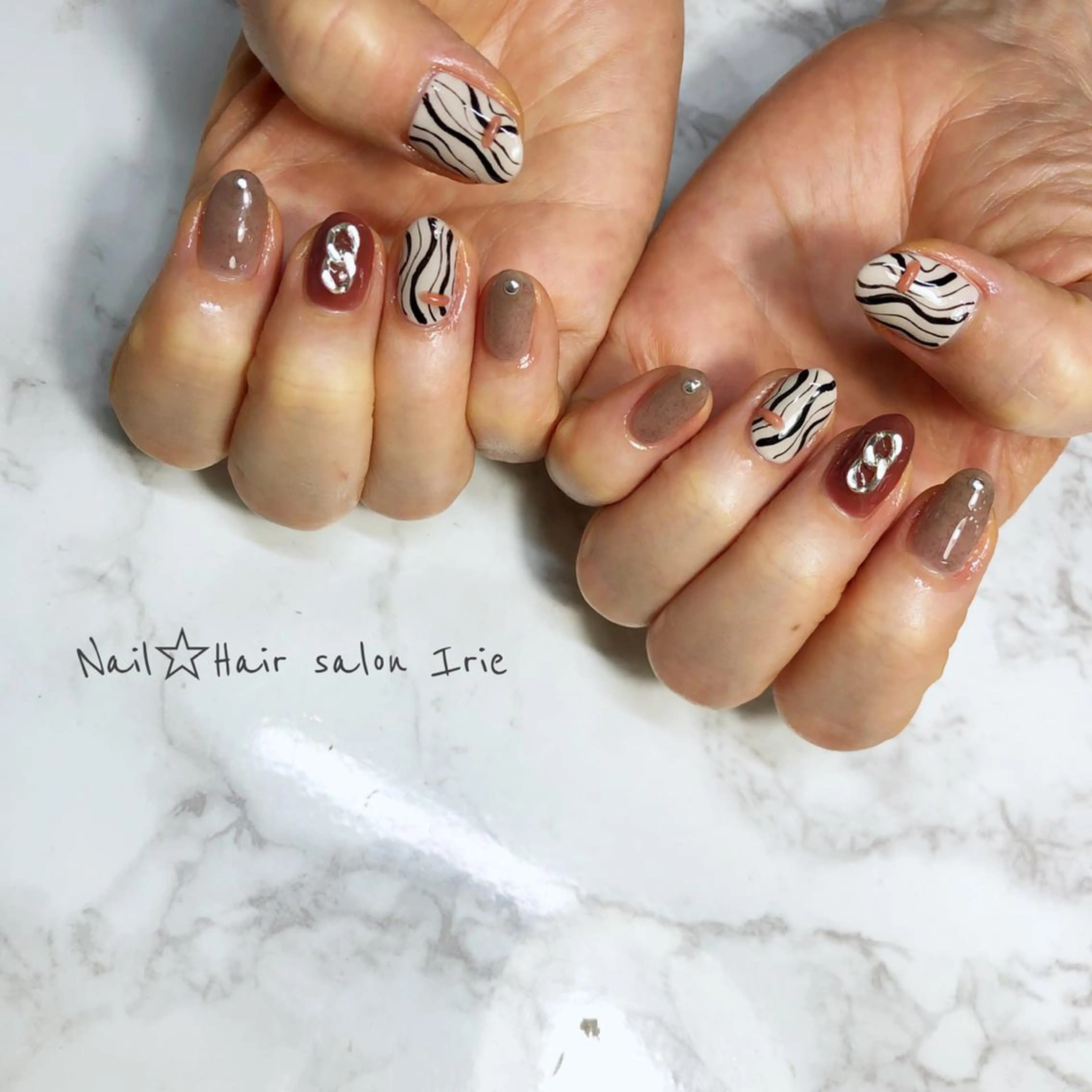ネイル ハンドネイル Hair salon Irie所属・與儀 知佳のネイルデザイン