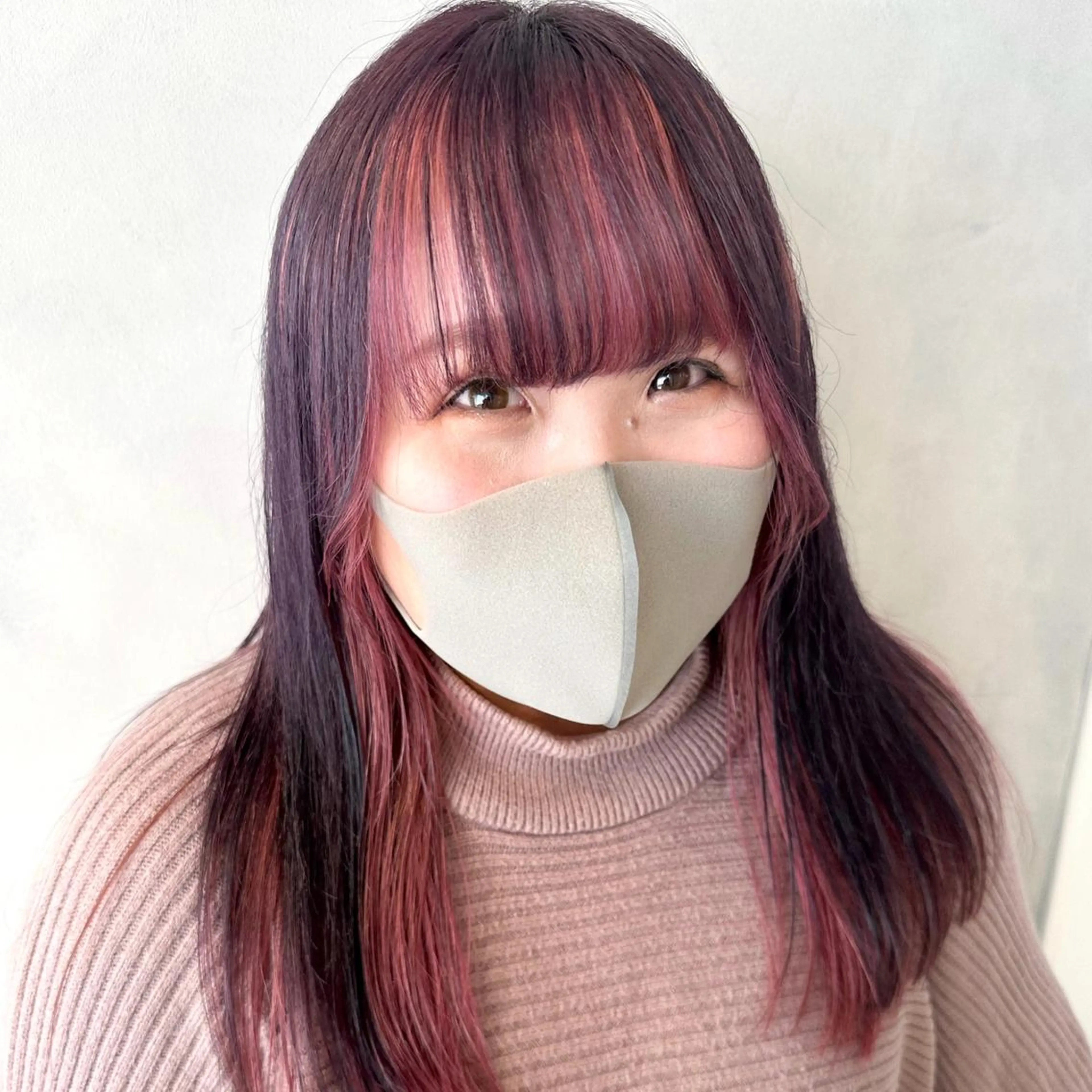 セミロング カラー ヘアカラー トリートメント デザインカラー/パー マ🦖外岡咲希🦖のヘアスタイル