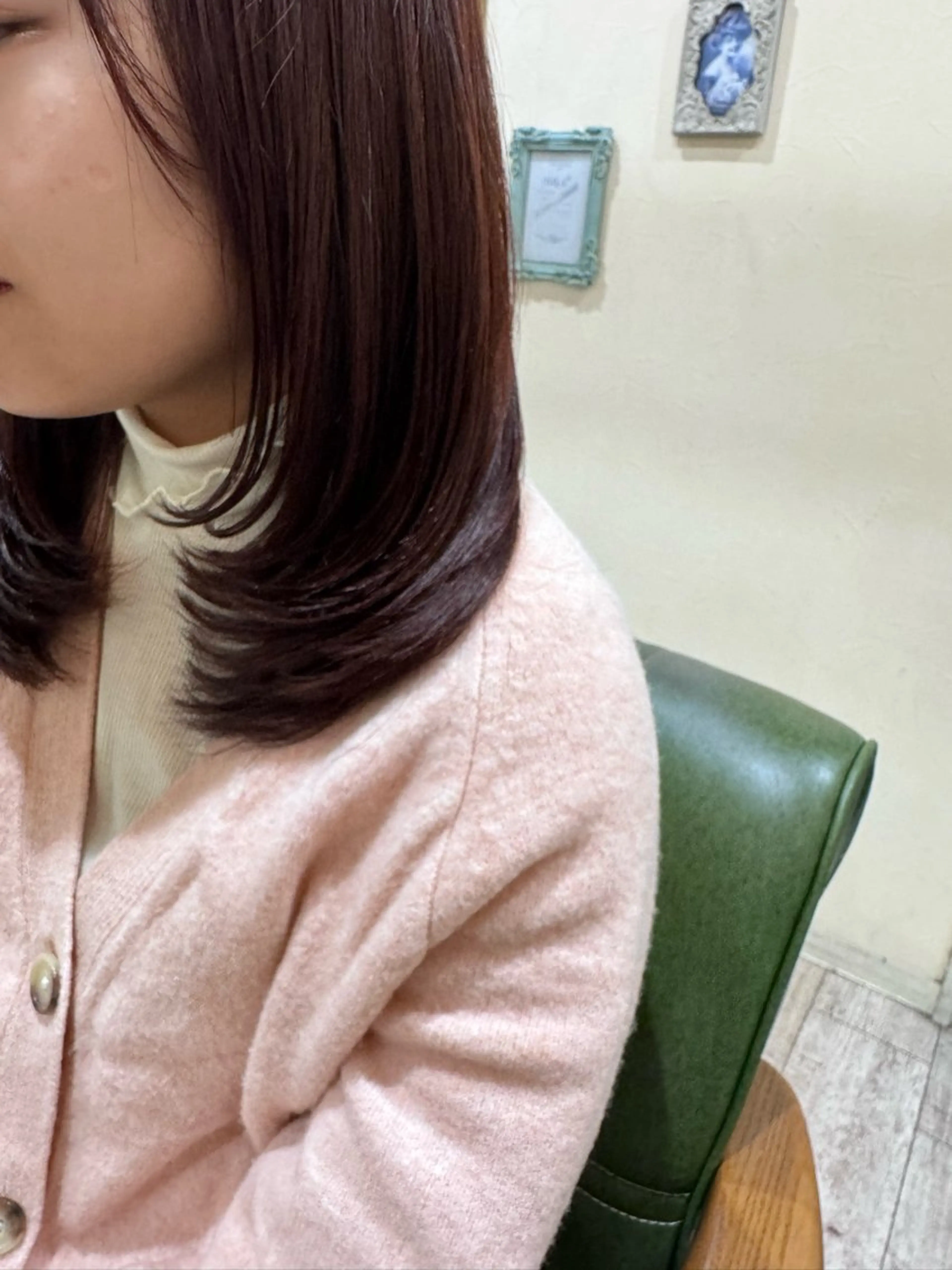 セミロング カラー 髪質改善 レイヤーカット カット ヘアカラー トリートメント noble店長 松本　拓也▶◀*.のヘアスタイル