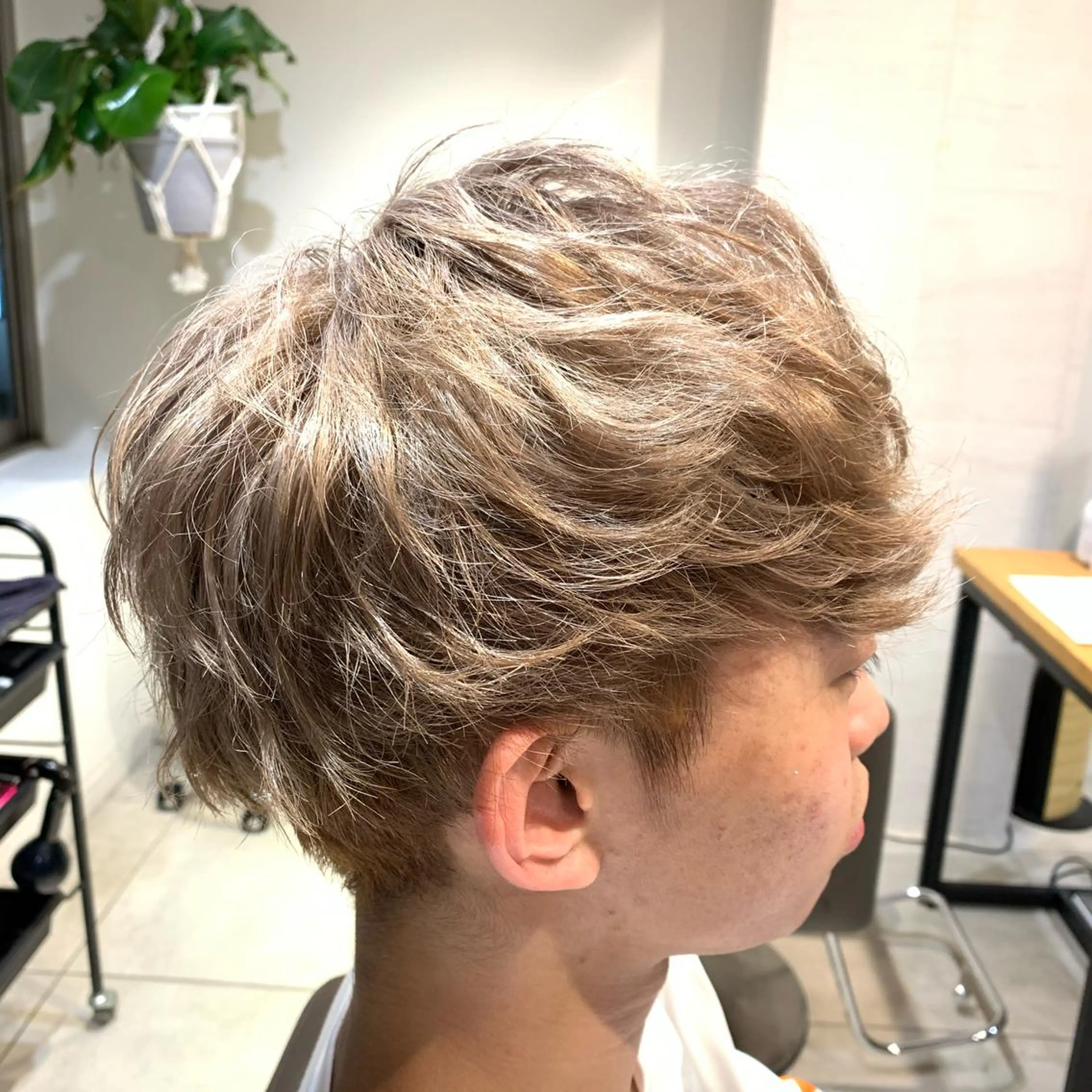 メンズ 🌿earth亀有店 【緑髪のノブ】🌿のヘアスタイル