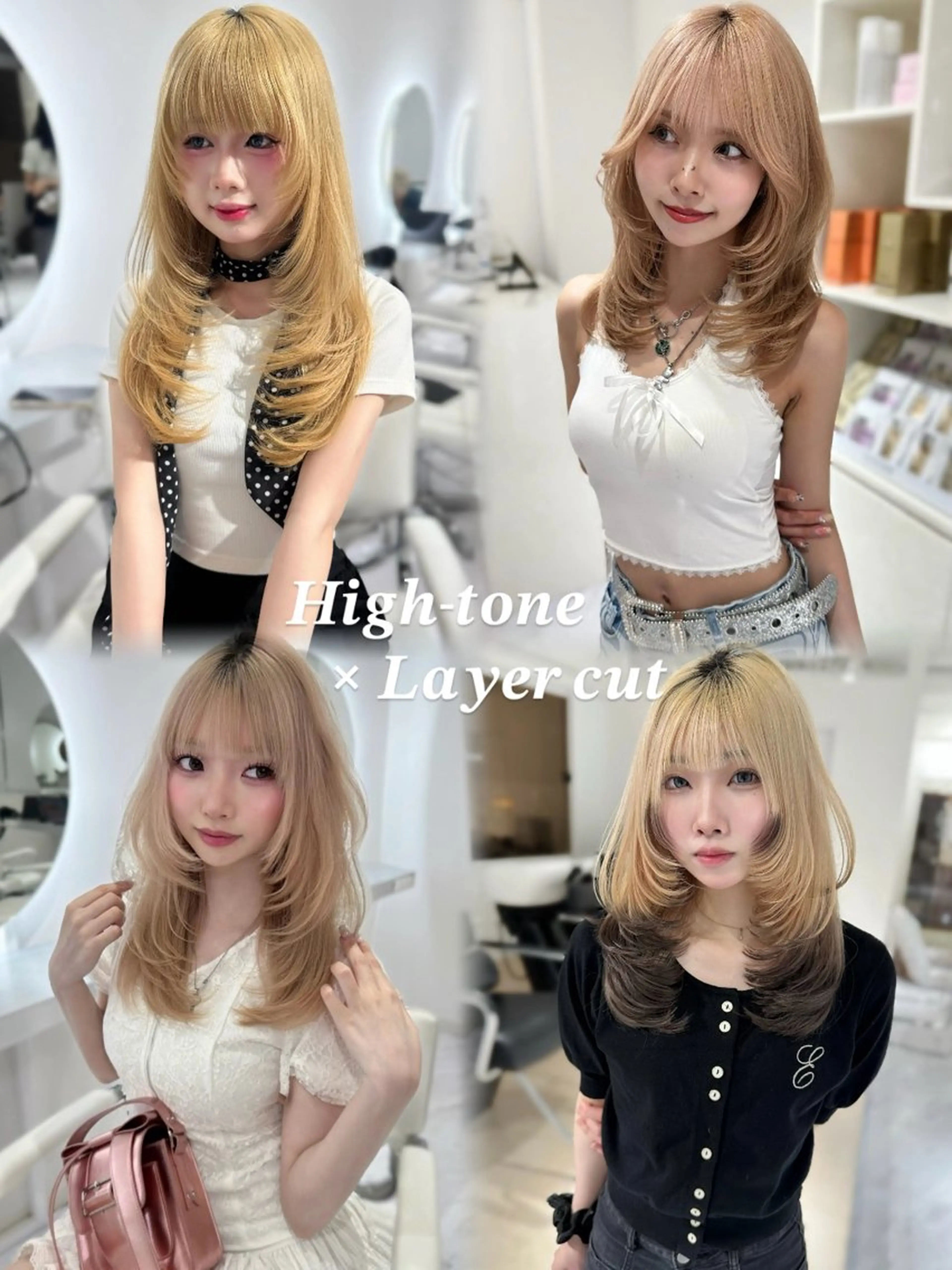 セミロング カラー ヘアカラー 上野/韓国hair 🤍MOEKA🤍のヘアスタイル