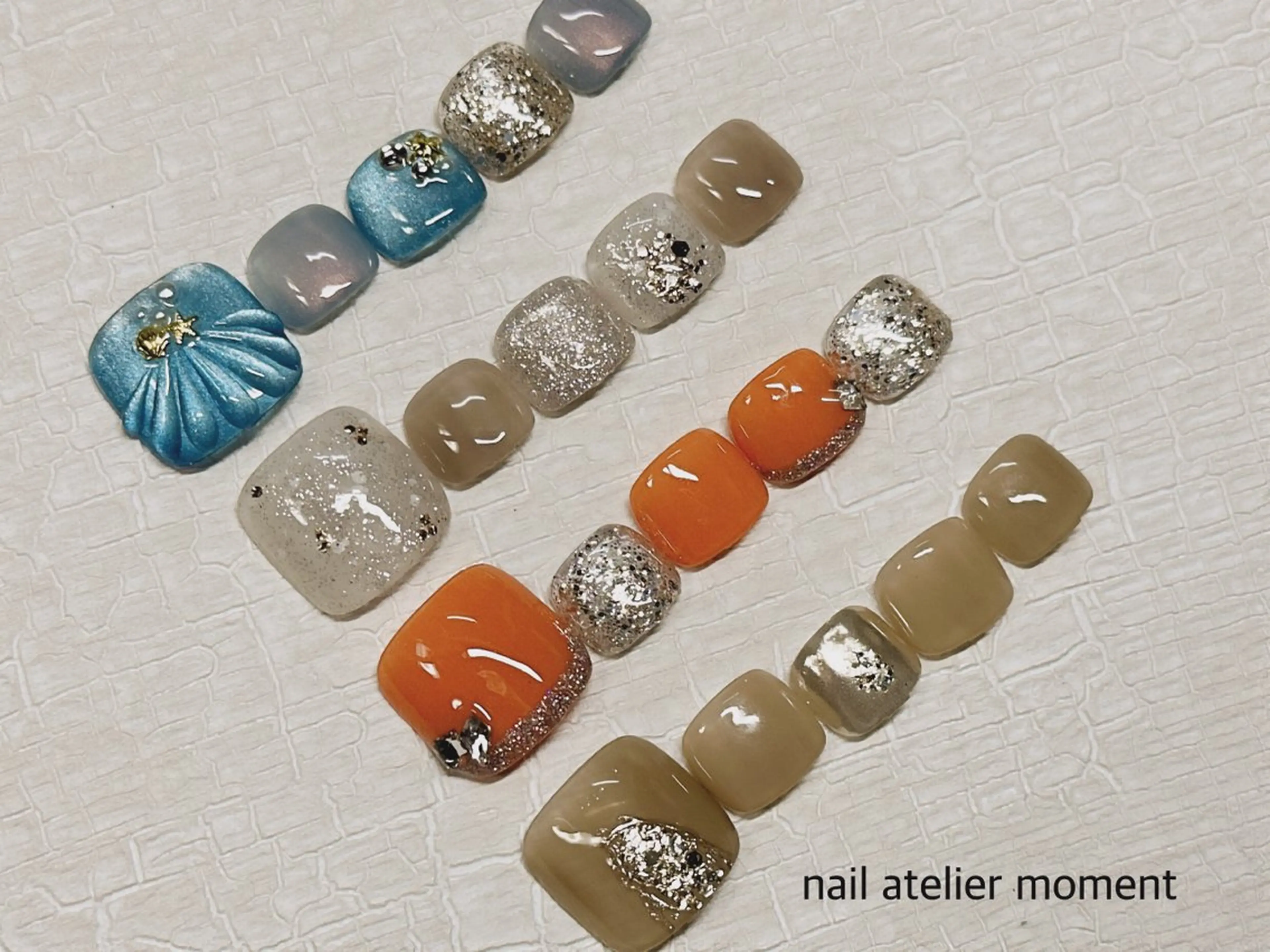 ネイル フットネイル nail atelier_Moment所属・nail Momentのネイルデザイン