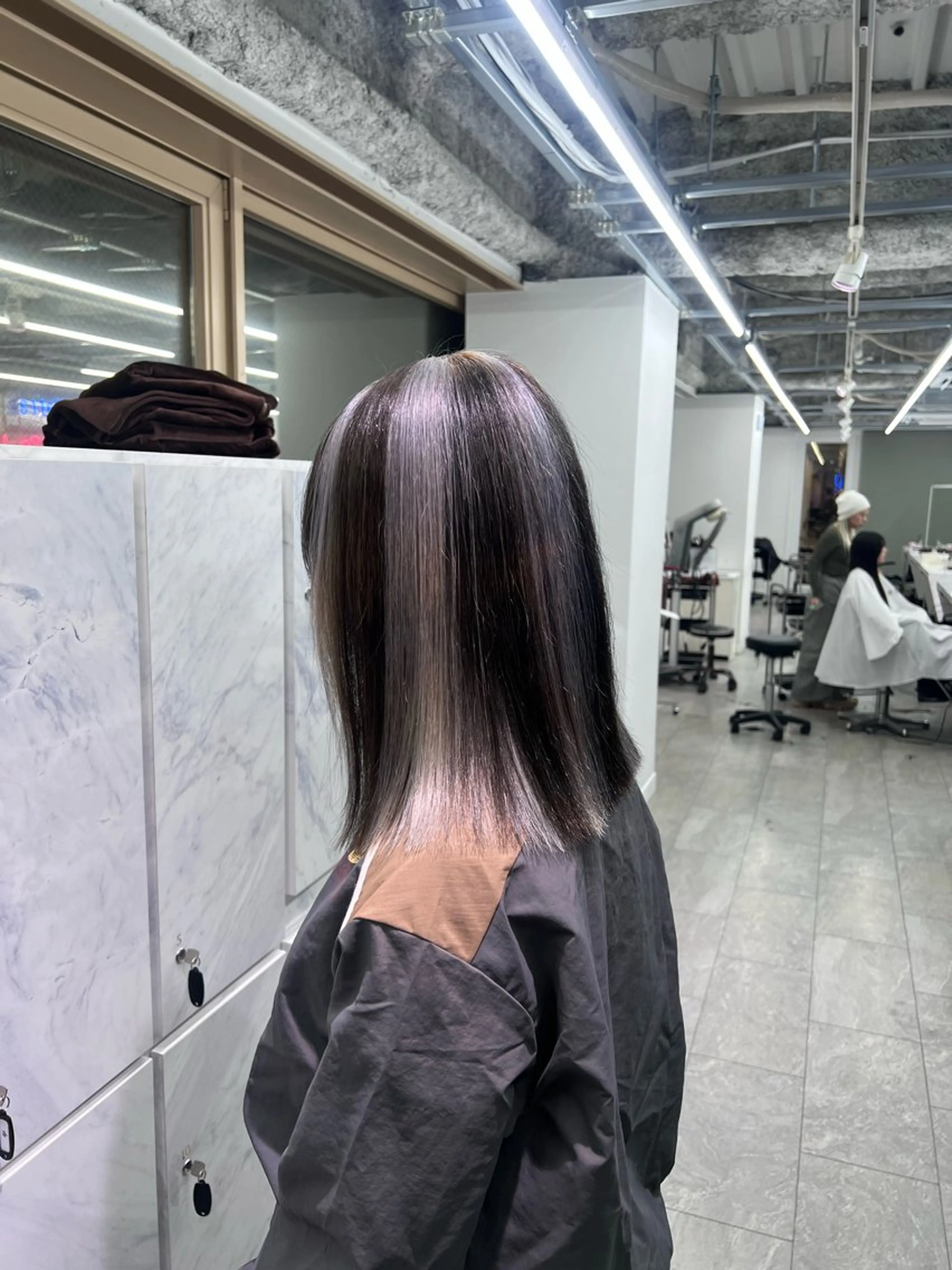 ミディアム カラー デザインカラー カット ヘアカラー トリートメント 渋谷/ハイトーン エクステ*☆🌙咲妃のヘアスタイル