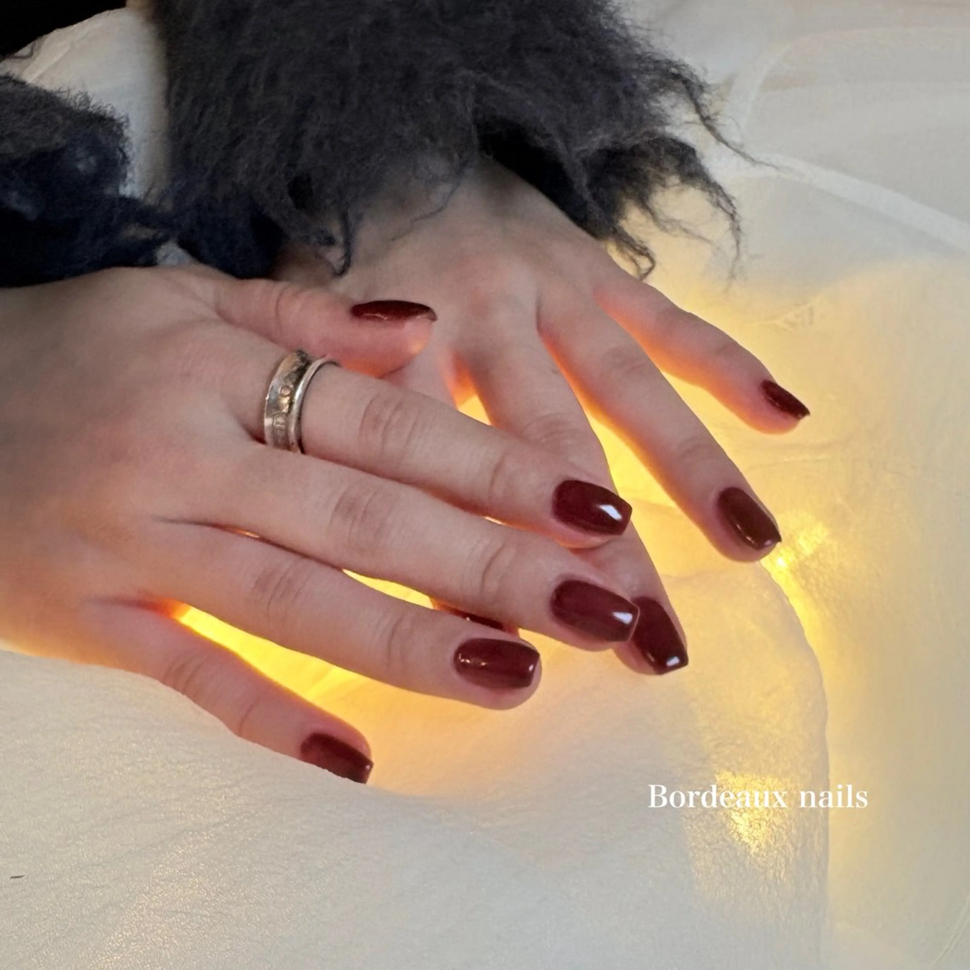ネイル ボルドー ハンドネイル Rich+nail Mayuのネイルデザイン