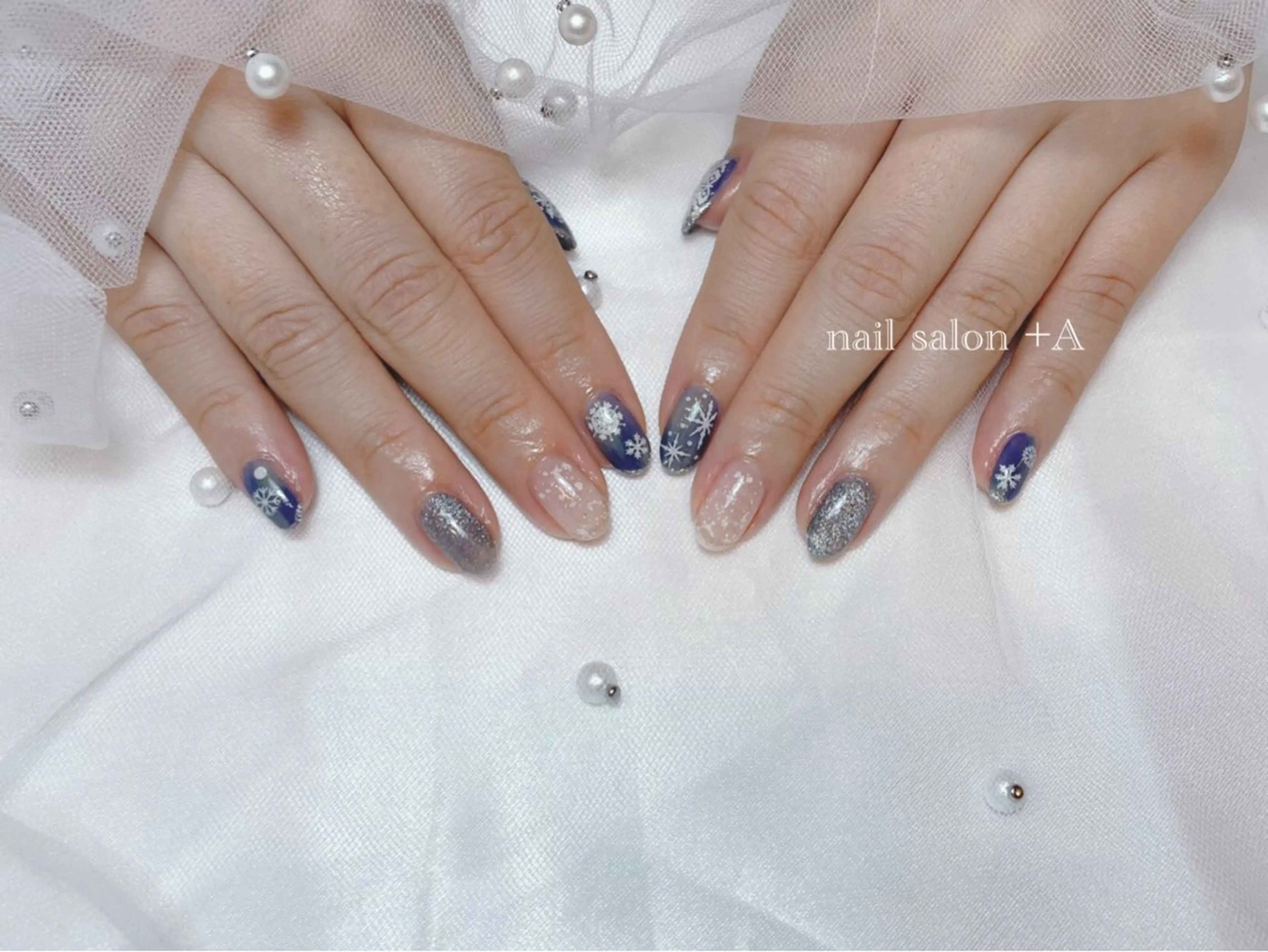 ミディアム ハンドネイル nail salon +A所属・Nail Salon +Aのネイルデザイン