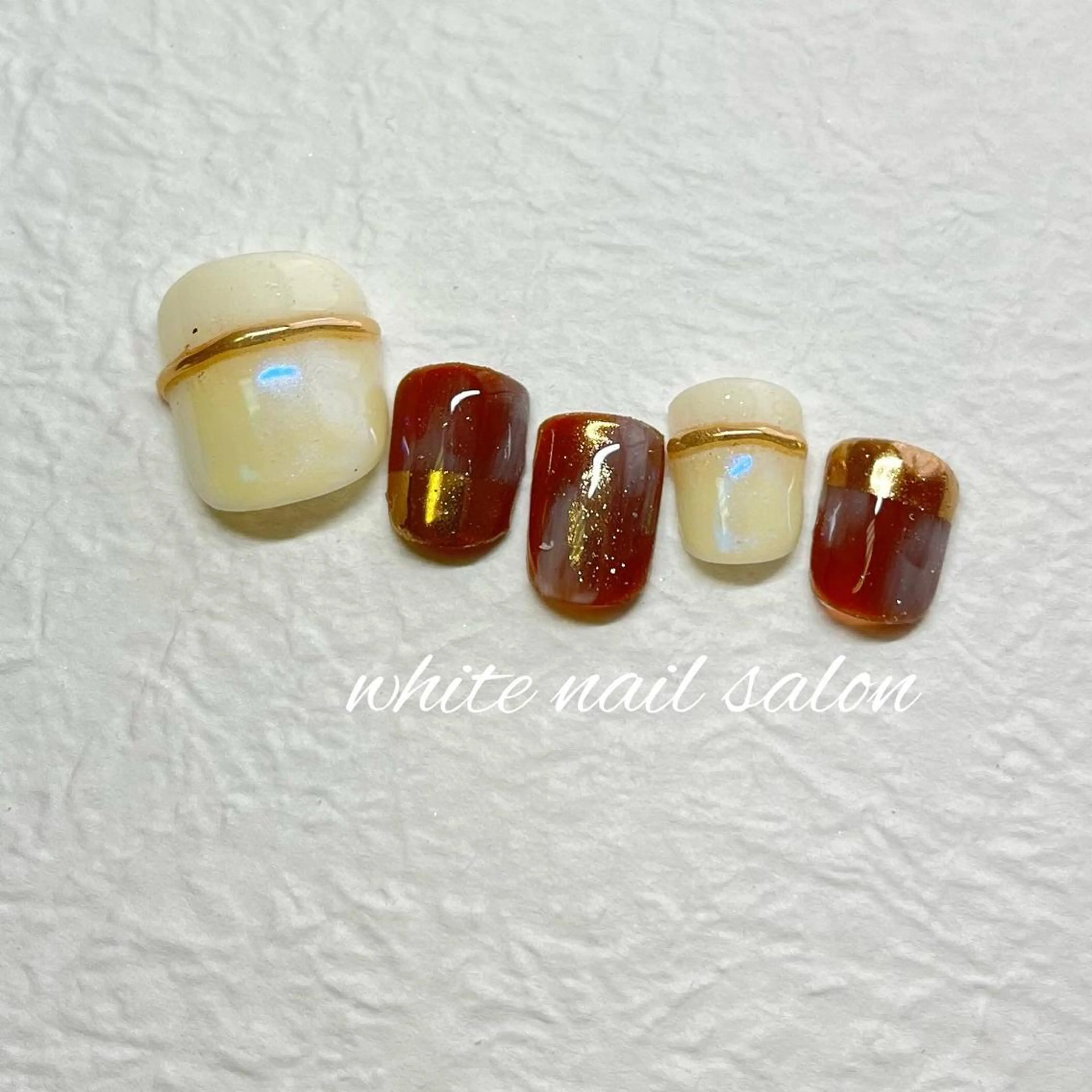 ネイル ジェルネイル ハードジェル ラメ(グリッター) 持ち込み ソフトジェル フットネイル white nail salonのネイルデザイン