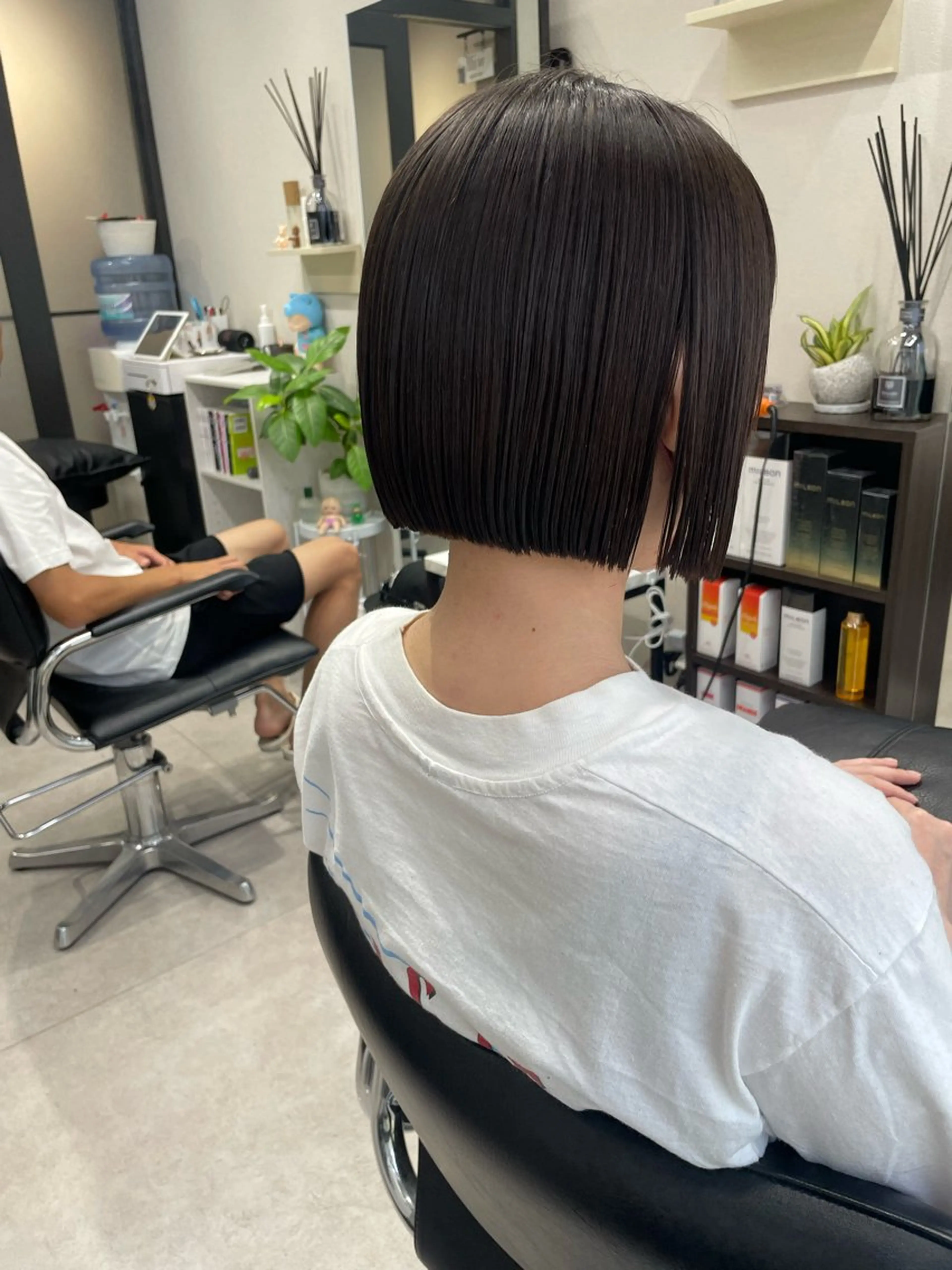 ショート カラー カット ヘアカラー トリートメント 髪質改善will hairdesignのヘアスタイル