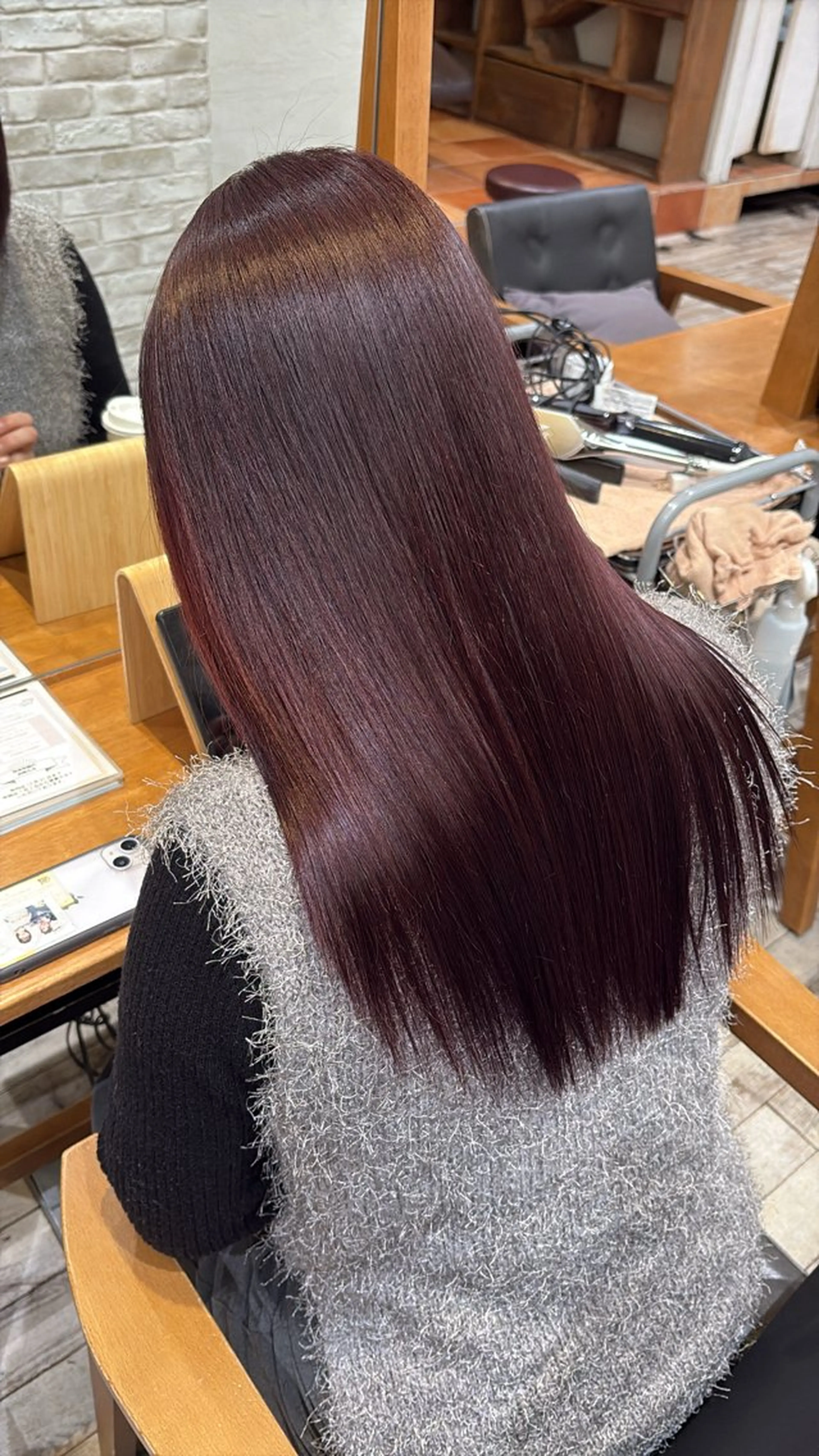 ロング 髪質改善 トリートメント ヘアカラー 💭透明感/艶髪🫧 haluki🫧‪のヘアスタイル