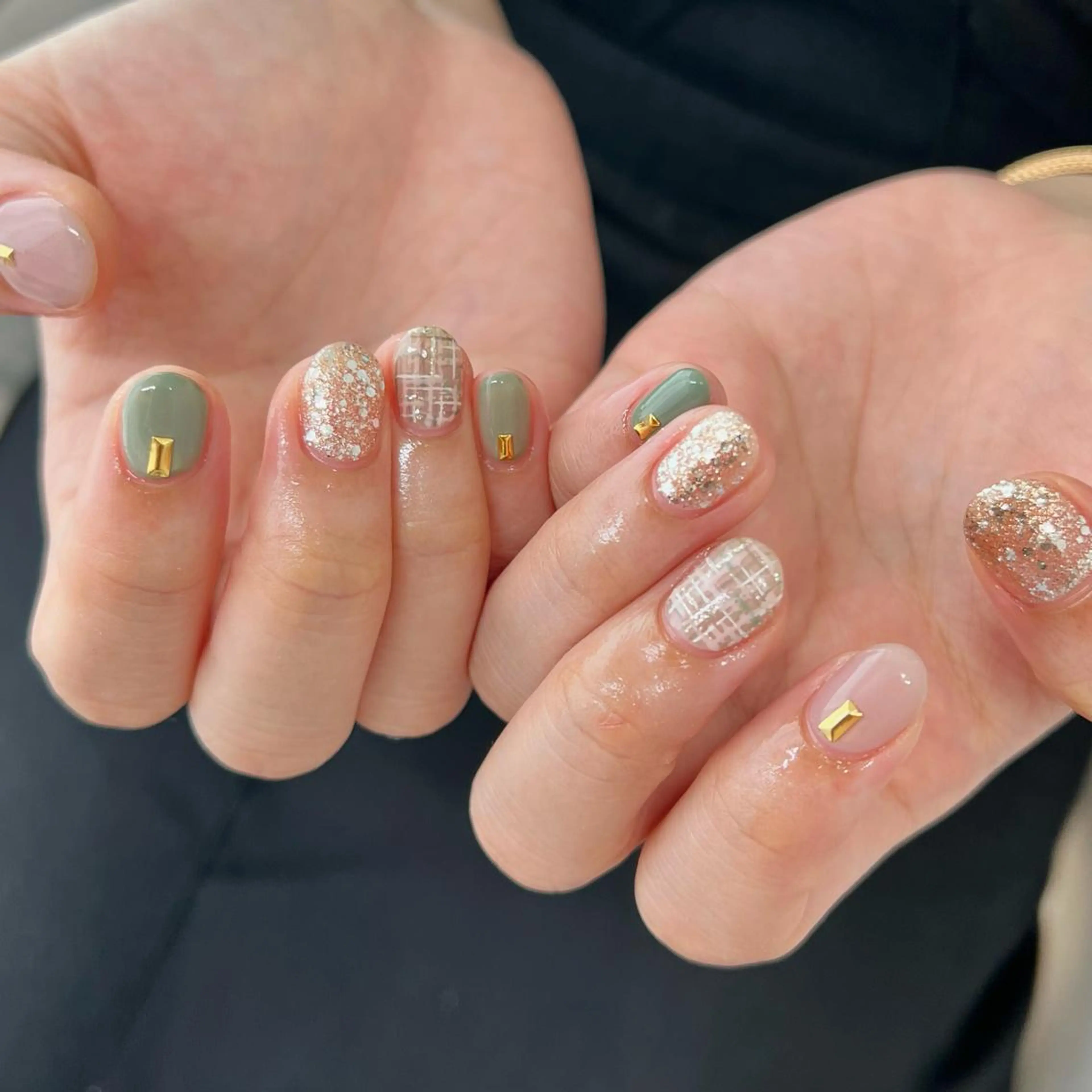 ミディアム ネイル ハンドネイル REVIA_nail maiのネイルデザイン
