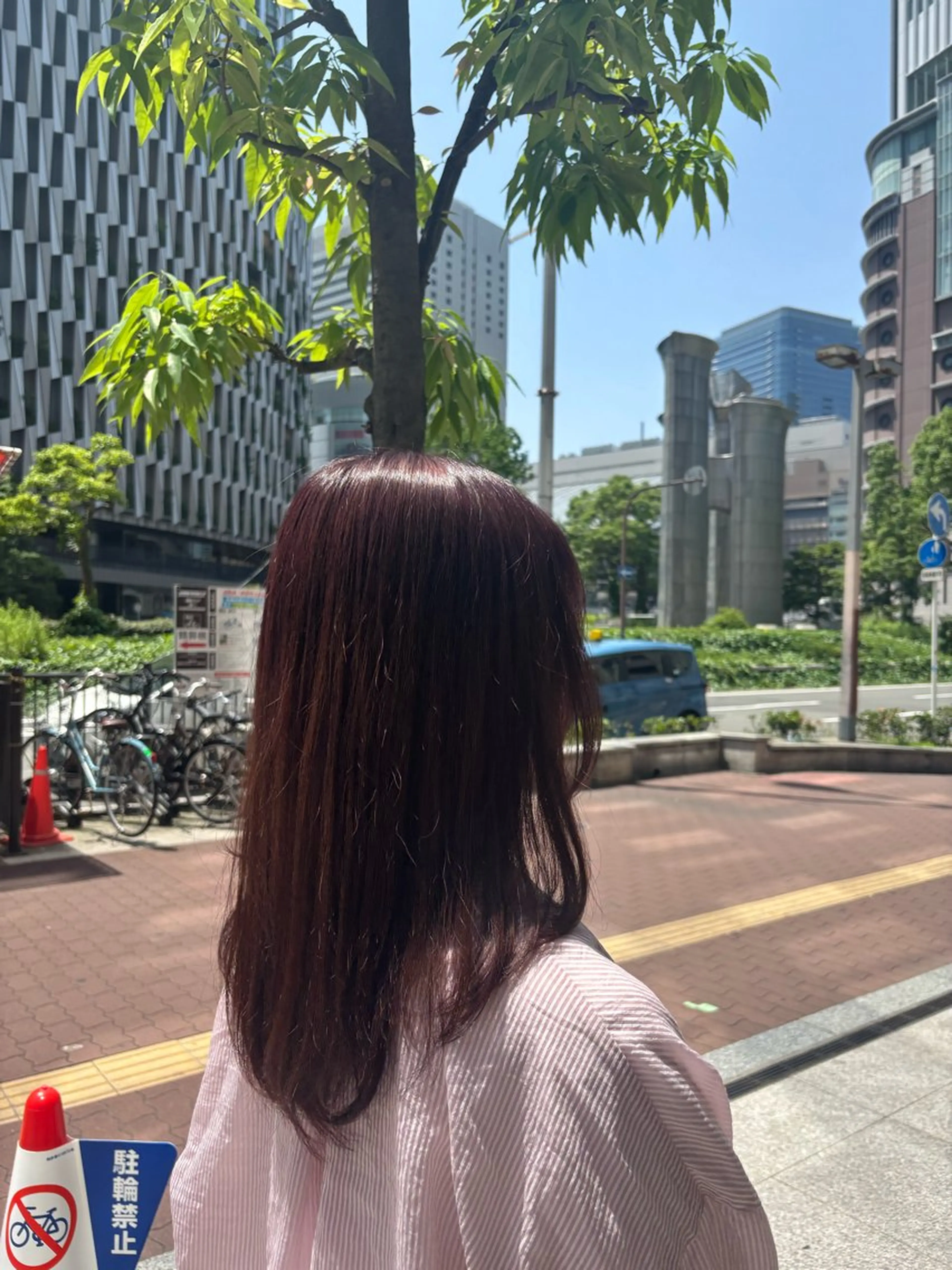 🥣高発色＆透明感🧊ブリーチなしダブルカラー➕イルミナカラー➕はちみつトリートメント🧸🍯の写真