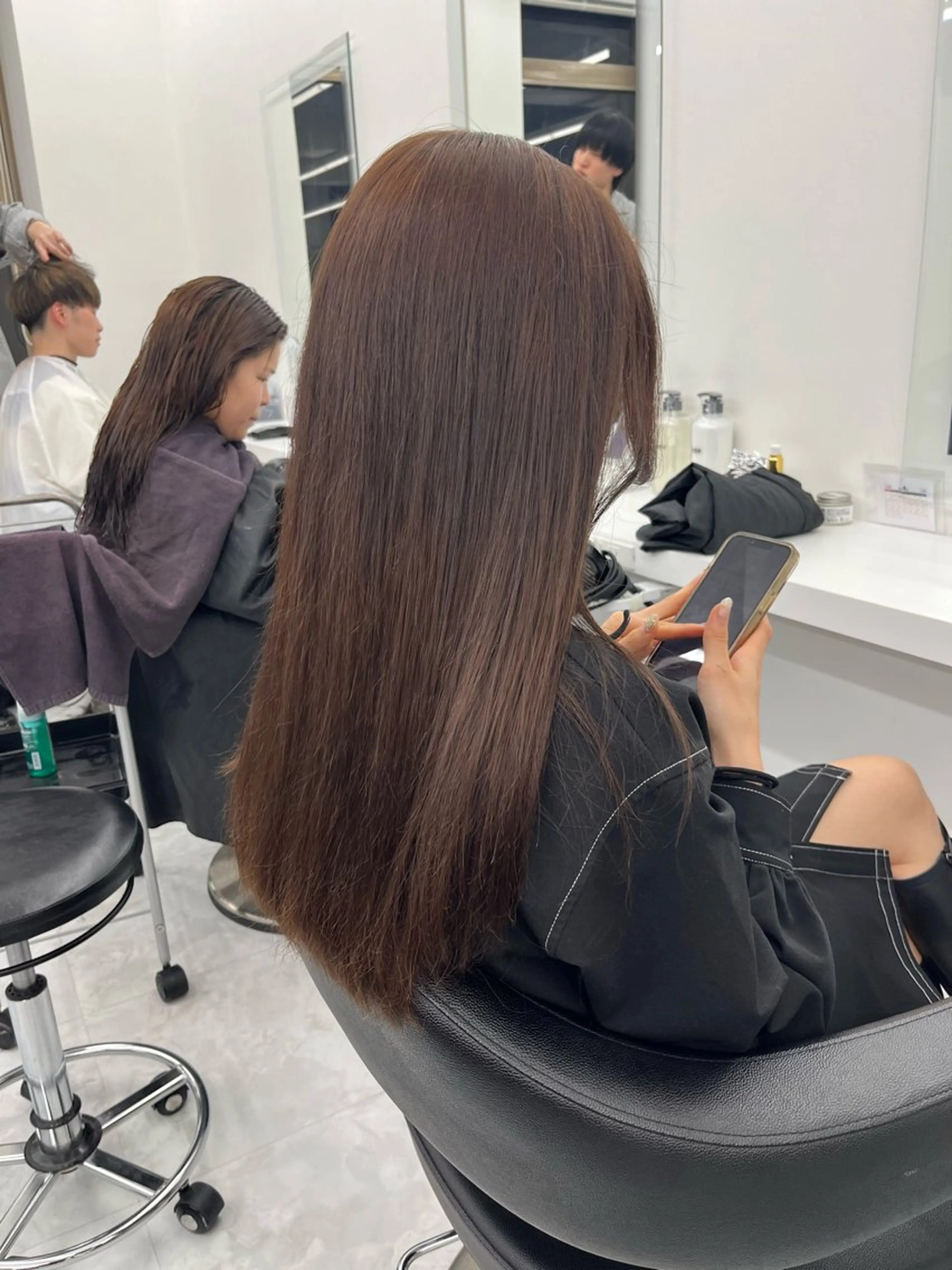 ロング カラー ベージュカラー ヘアカラー トリートメント 💖トレンド夏 カラー💖FUTAのヘアスタイル